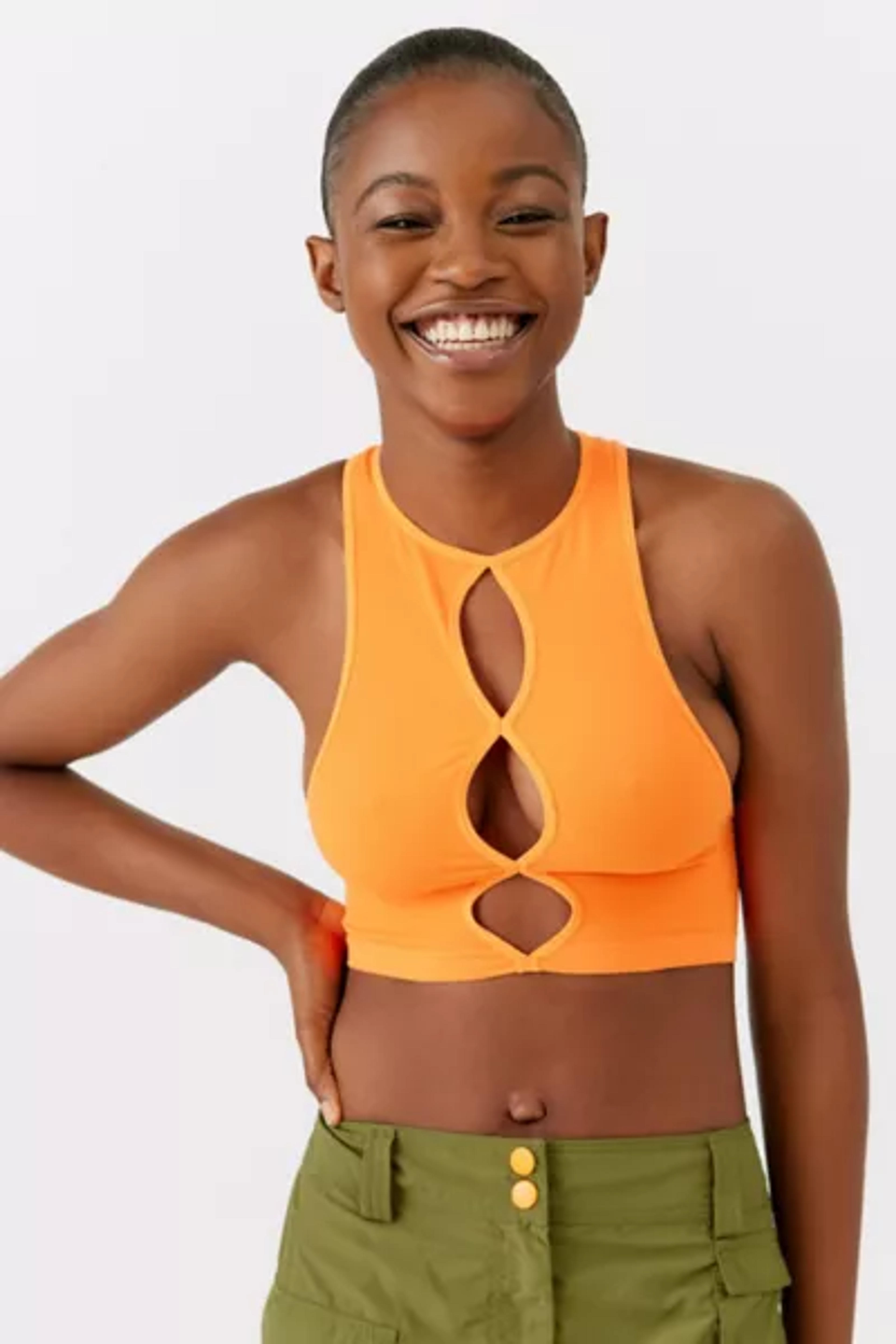 Out From Under Violetta Seamless Cutout Bra Top