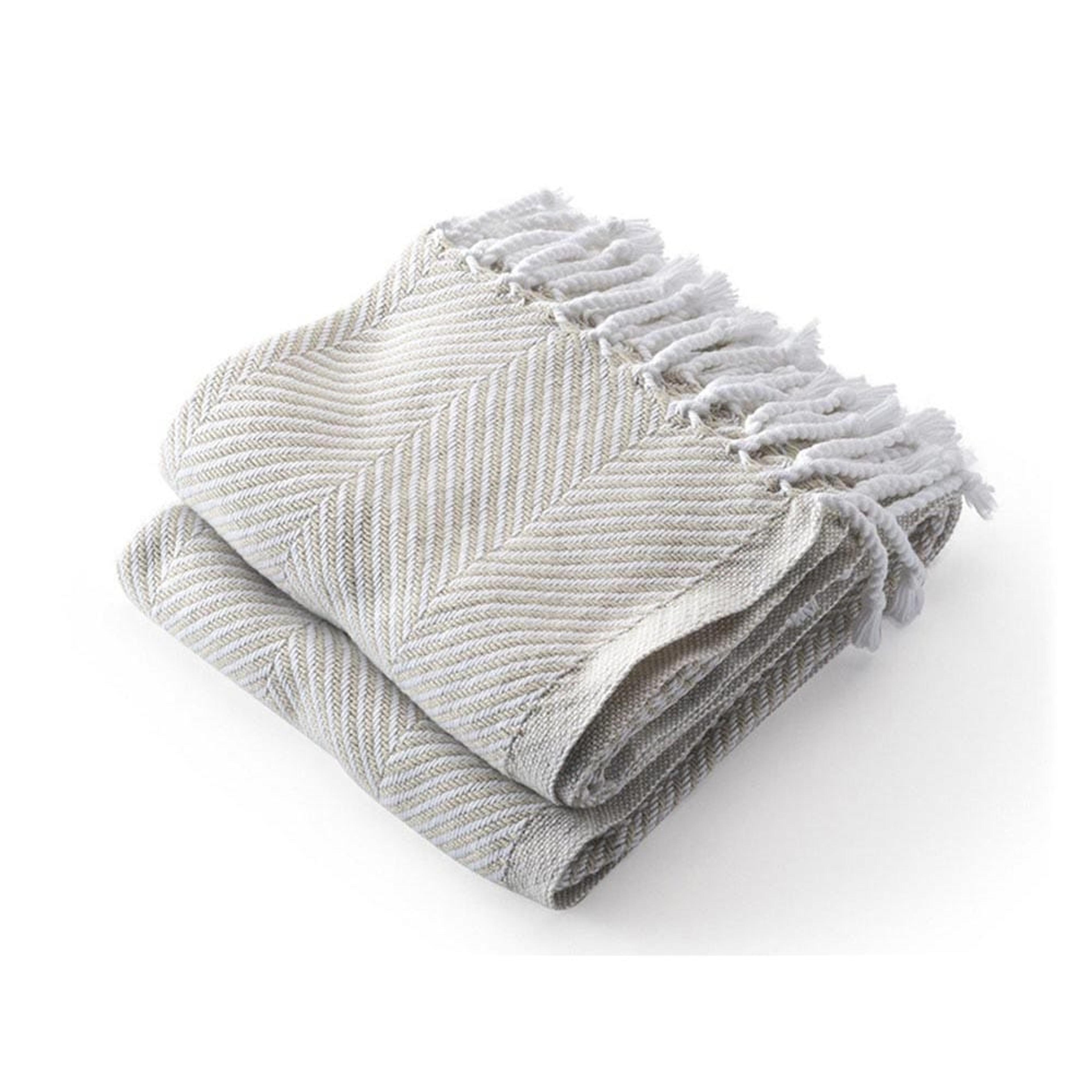 Monhegan Cotton Throw, Made in the USA | Brahms Mount – Faribault Mill