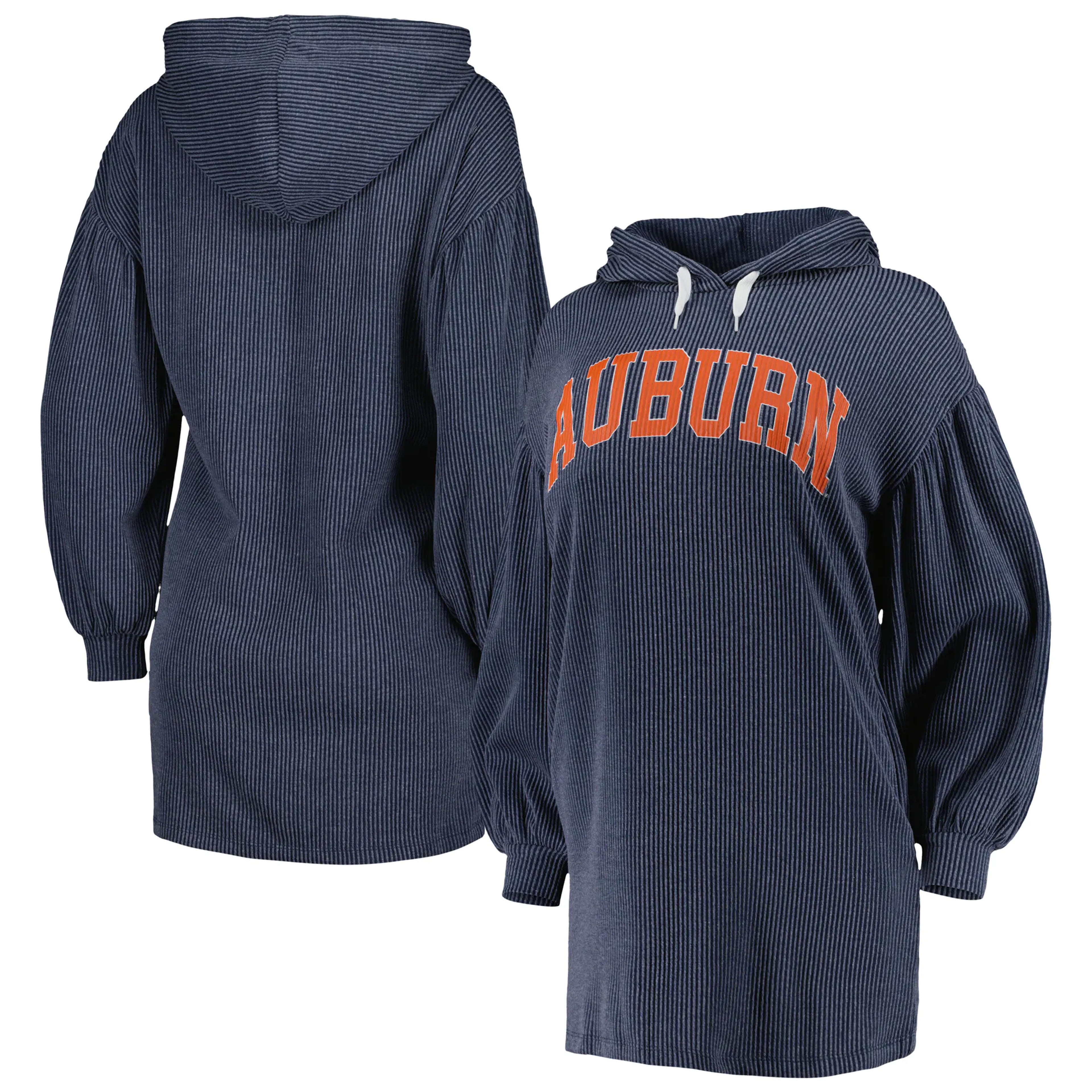 Auburn Tigers Gameday Couture Women's Game Winner Vintage Wash Tri-Blend Dress - Navy