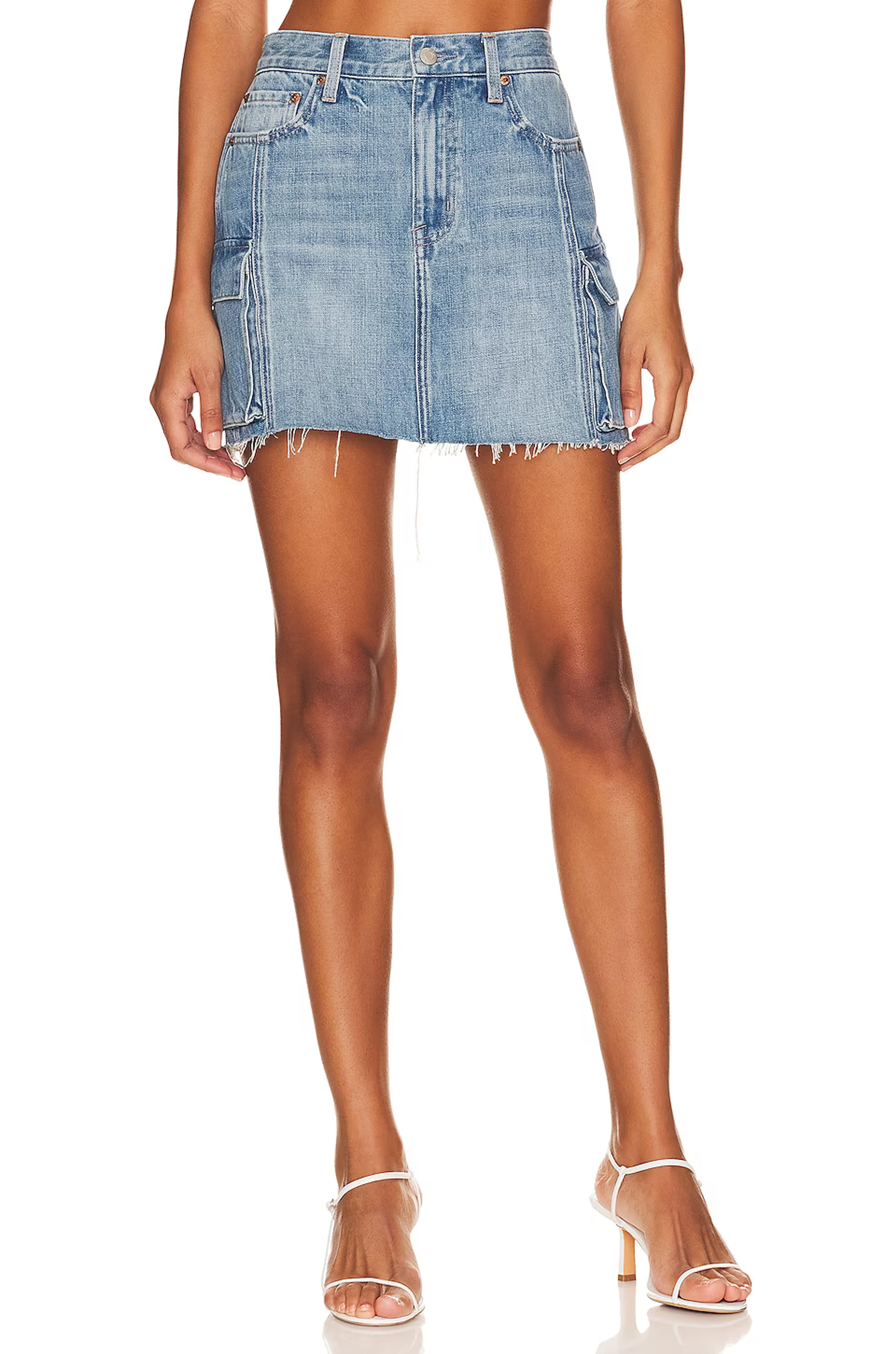 PISTOLA Rhea Cargo Mid Rise Mini Skirt in Heat | REVOLVE