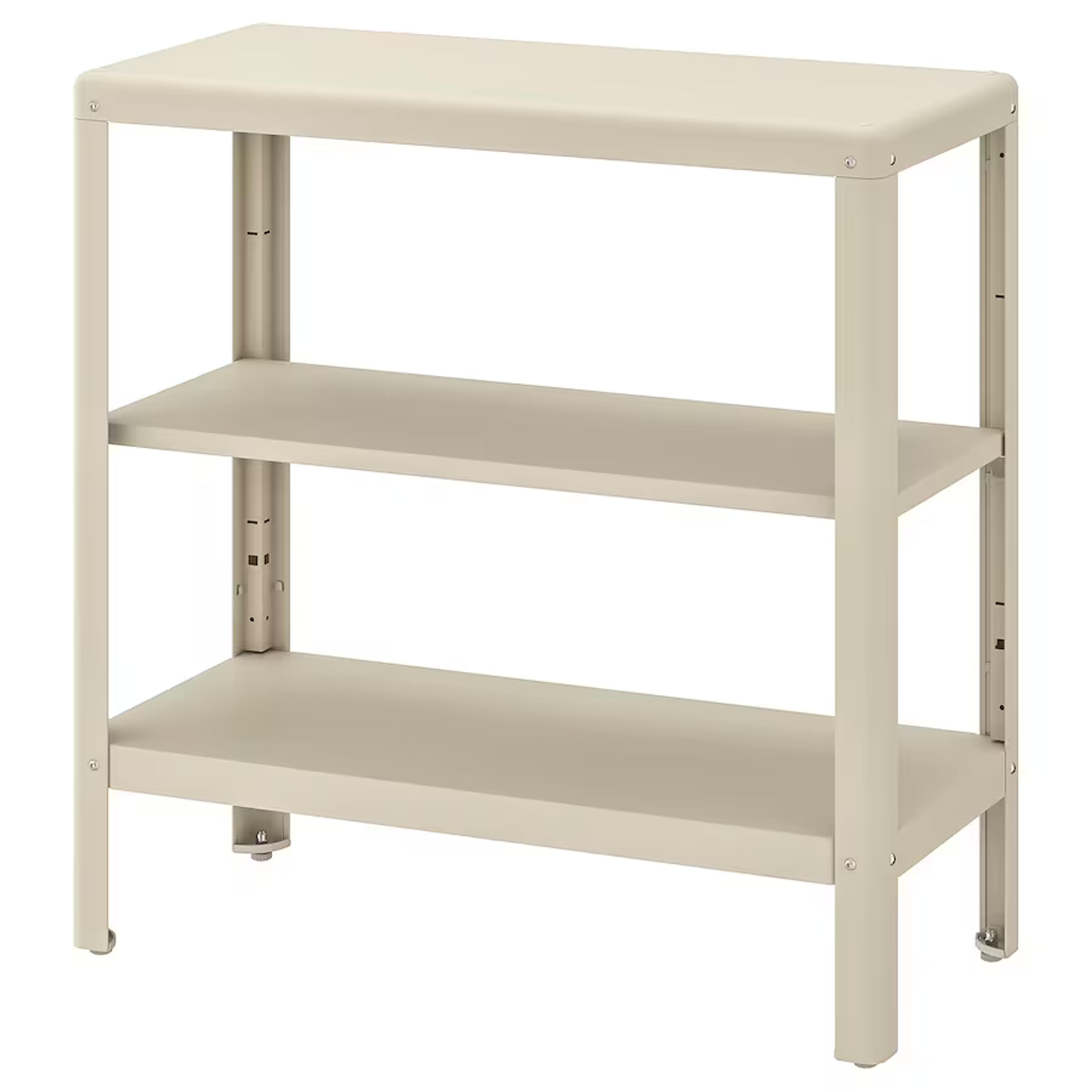 KOLBJÖRN Shelf unit, indoor/outdoor, beige, 311/2x317/8" - IKEA