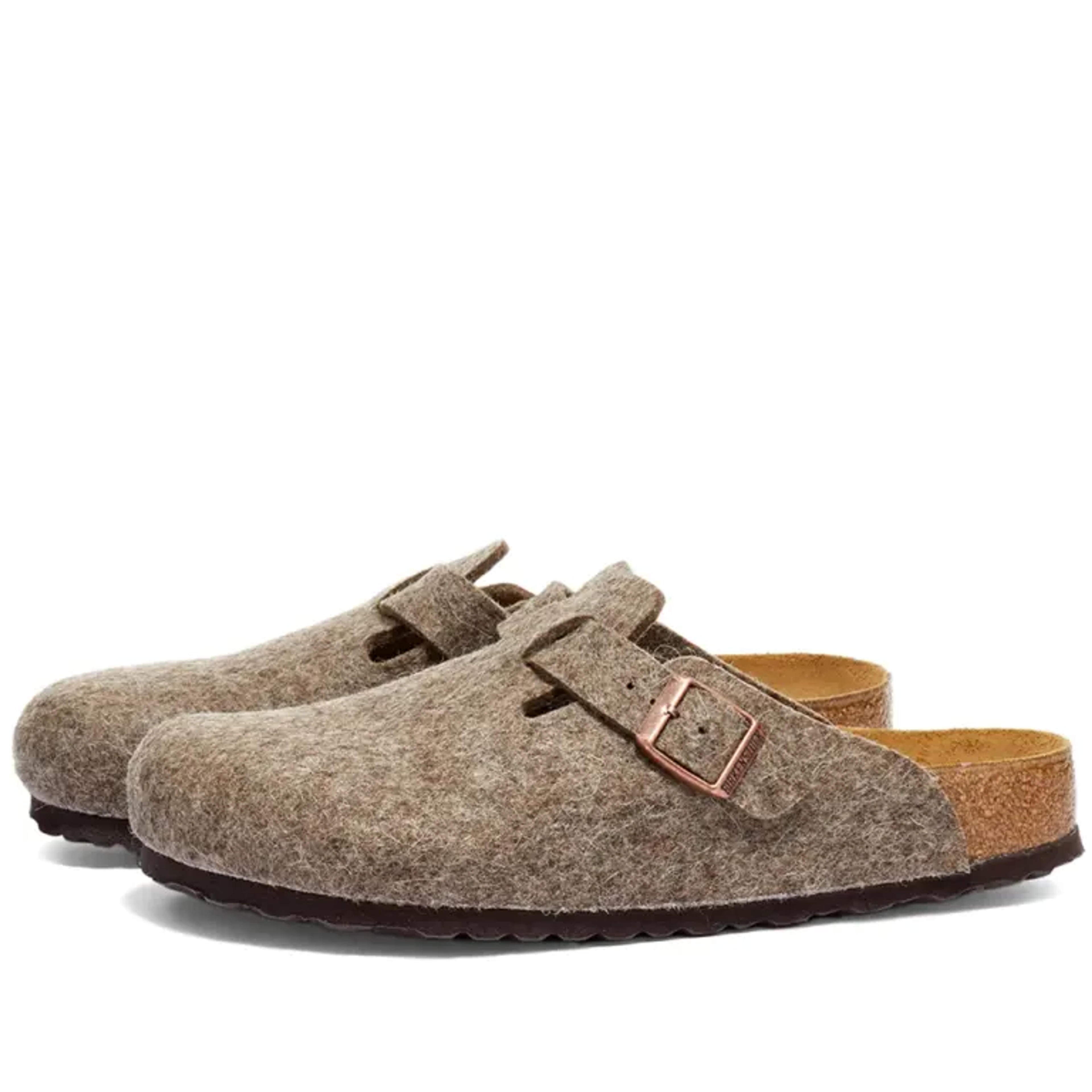 Birkenstock Boston Cocoa Wool | END.