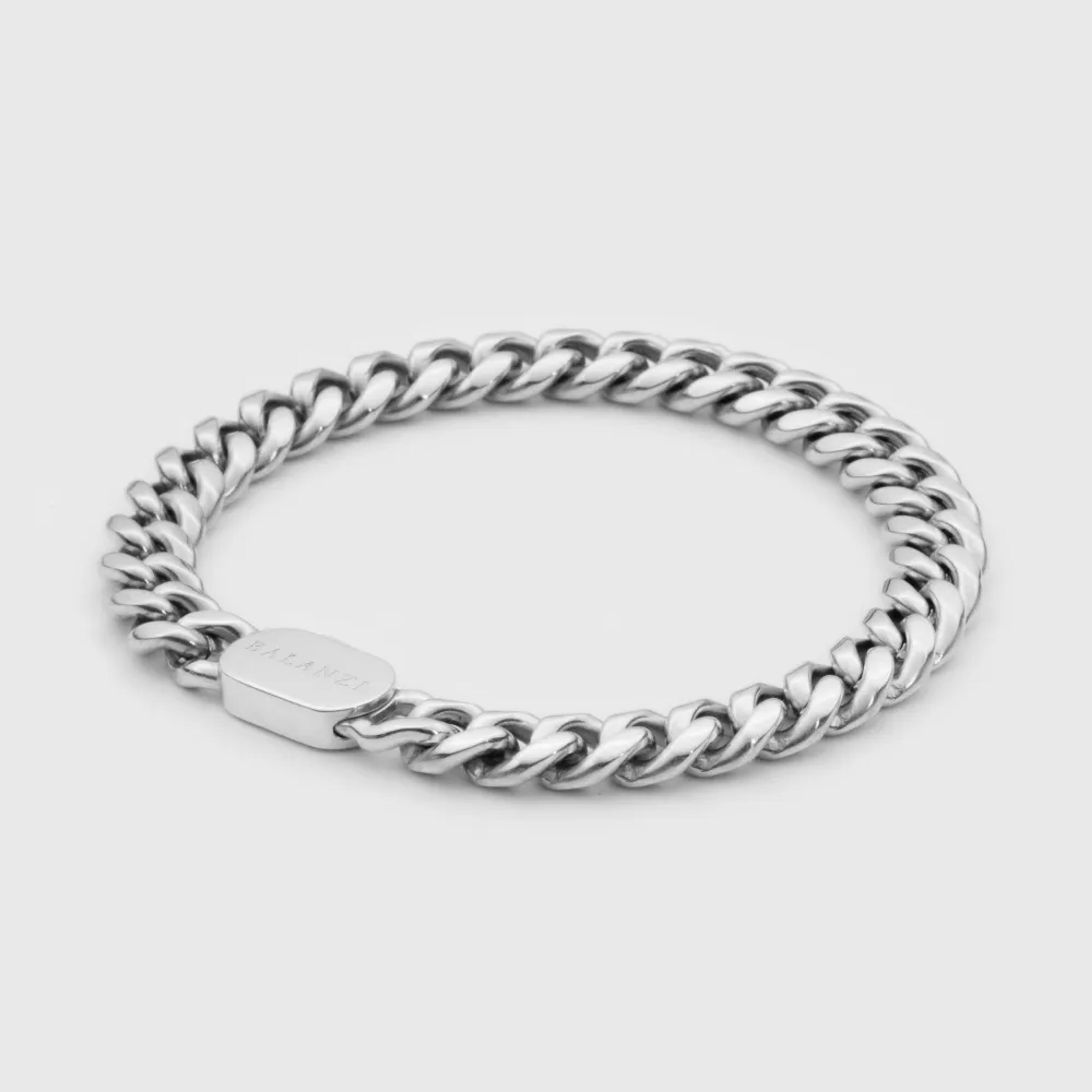 Cuban Bracelet (Silver) 8mm - 7.5" (Fits Most)