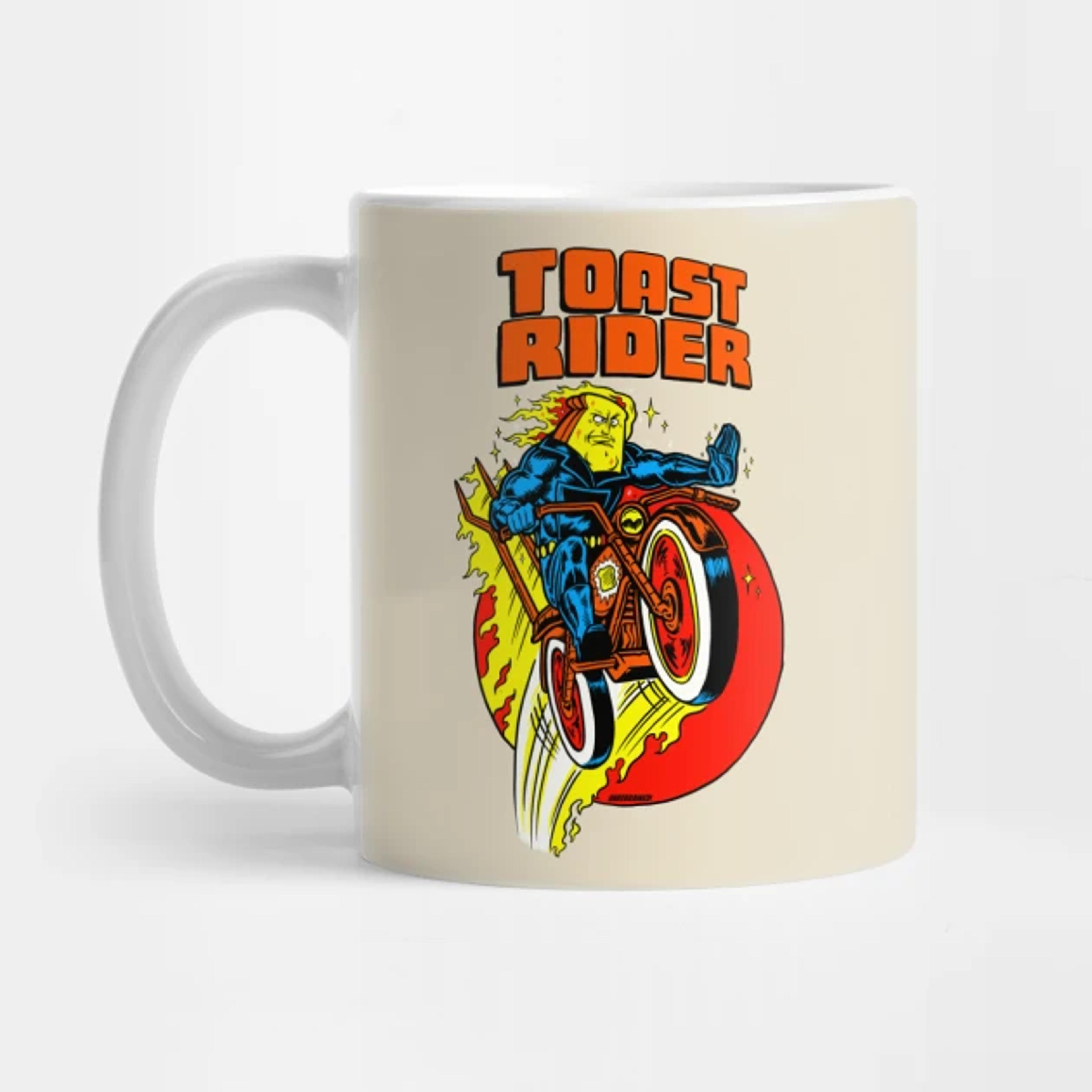 Toast Rider - Powdered Toast Man - Mug | TeePublic