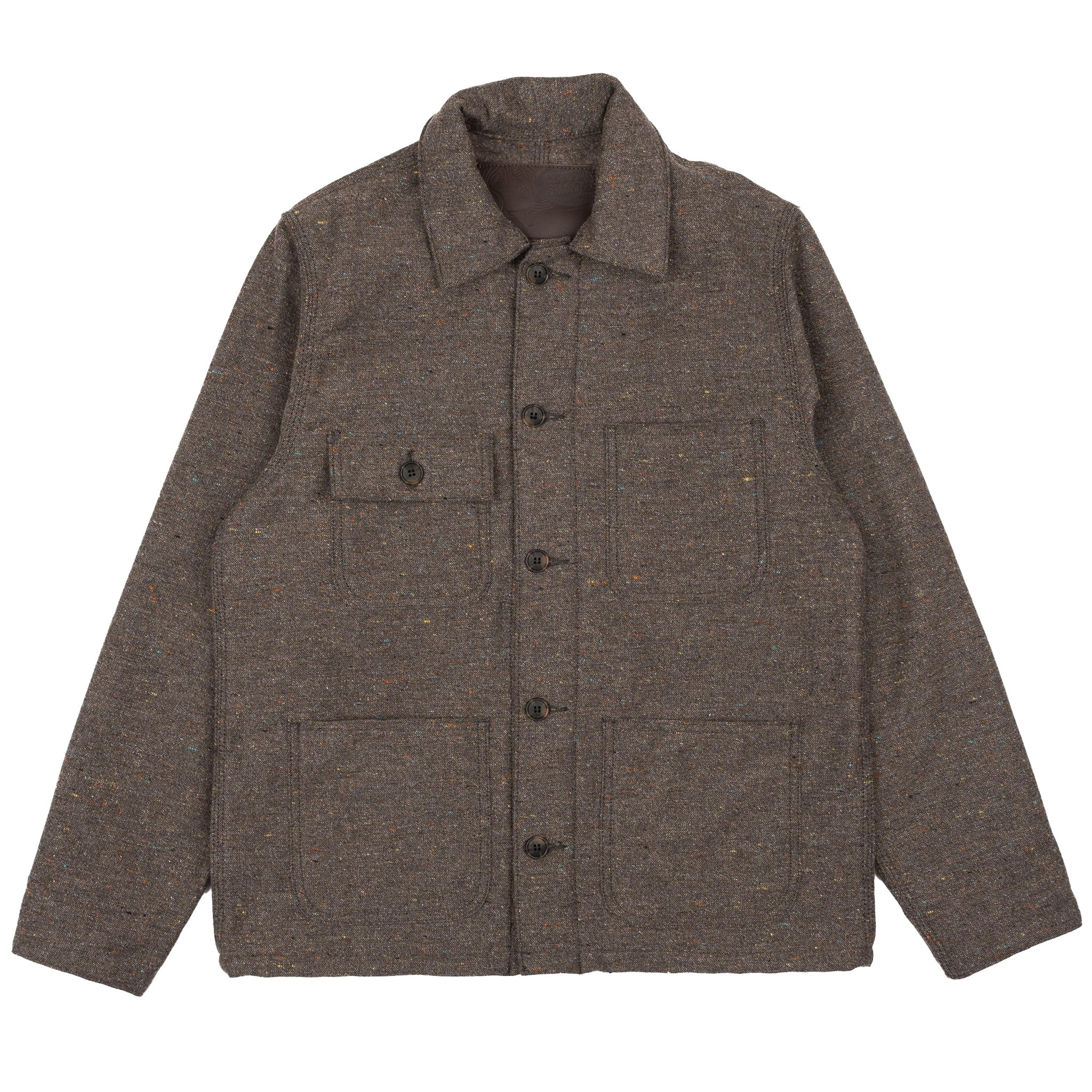 Chore Coat - Wool Blend Multi Nep - Brown | Naked & Famous Denim – Tate + Yoko