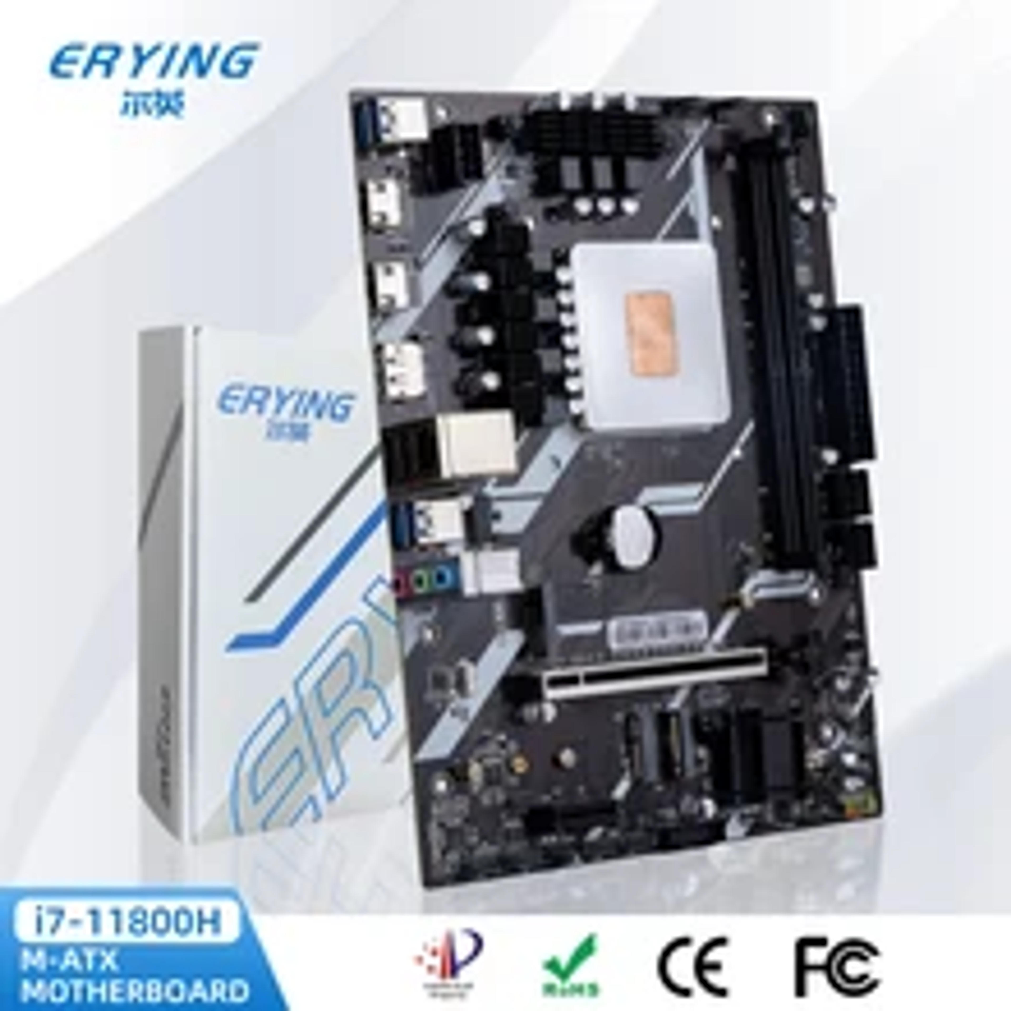 Diy Gaming Pc Motherboard With Embed 11th Core Cpu 0000 Es 2.6ghz On Board (for Product Performance, Please Refer To I9-11900h) - Demo Board - AliExpress