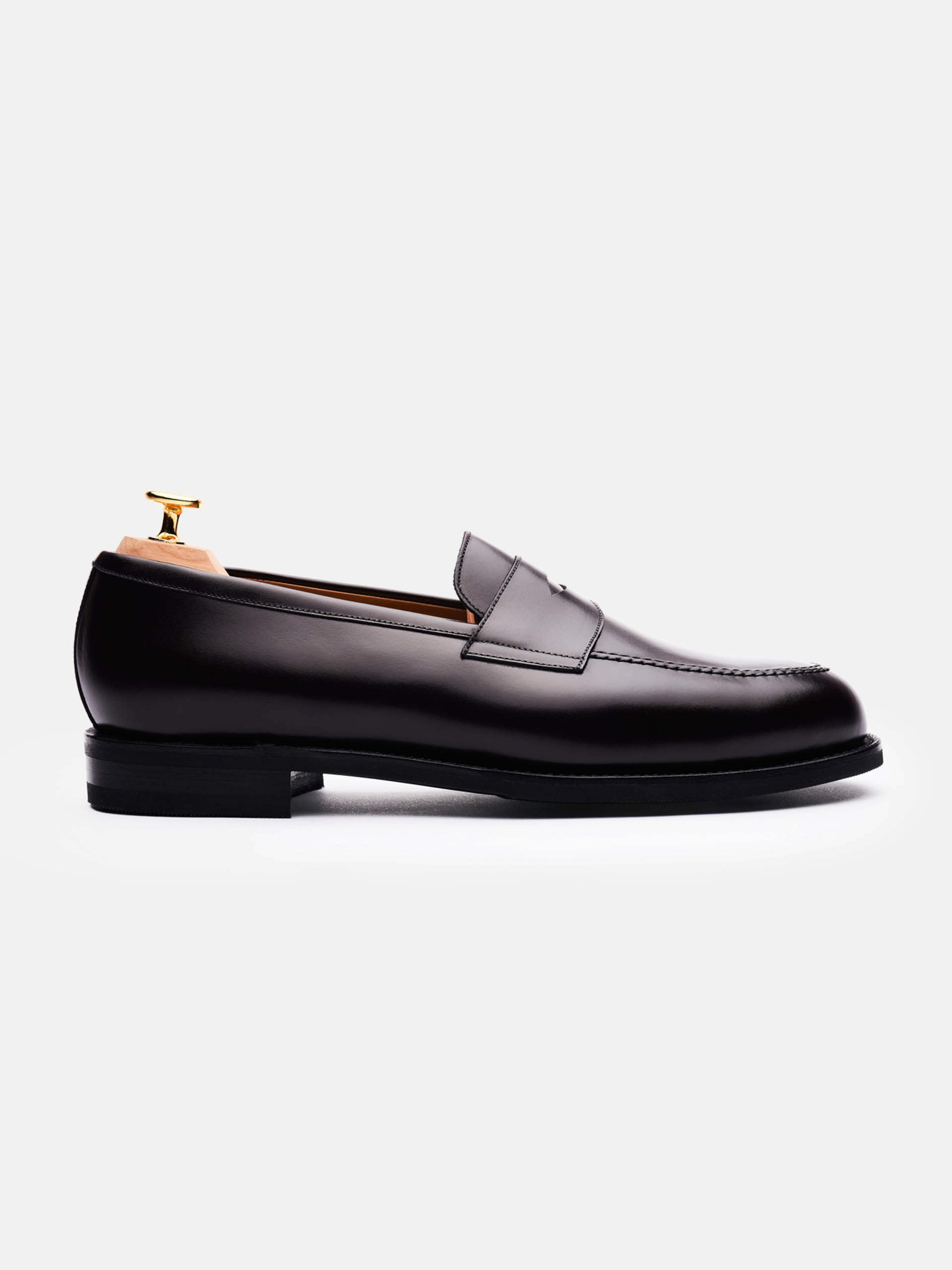 The Penny Loafer - Burgundy Calf - Rubber Sole | MORJAS