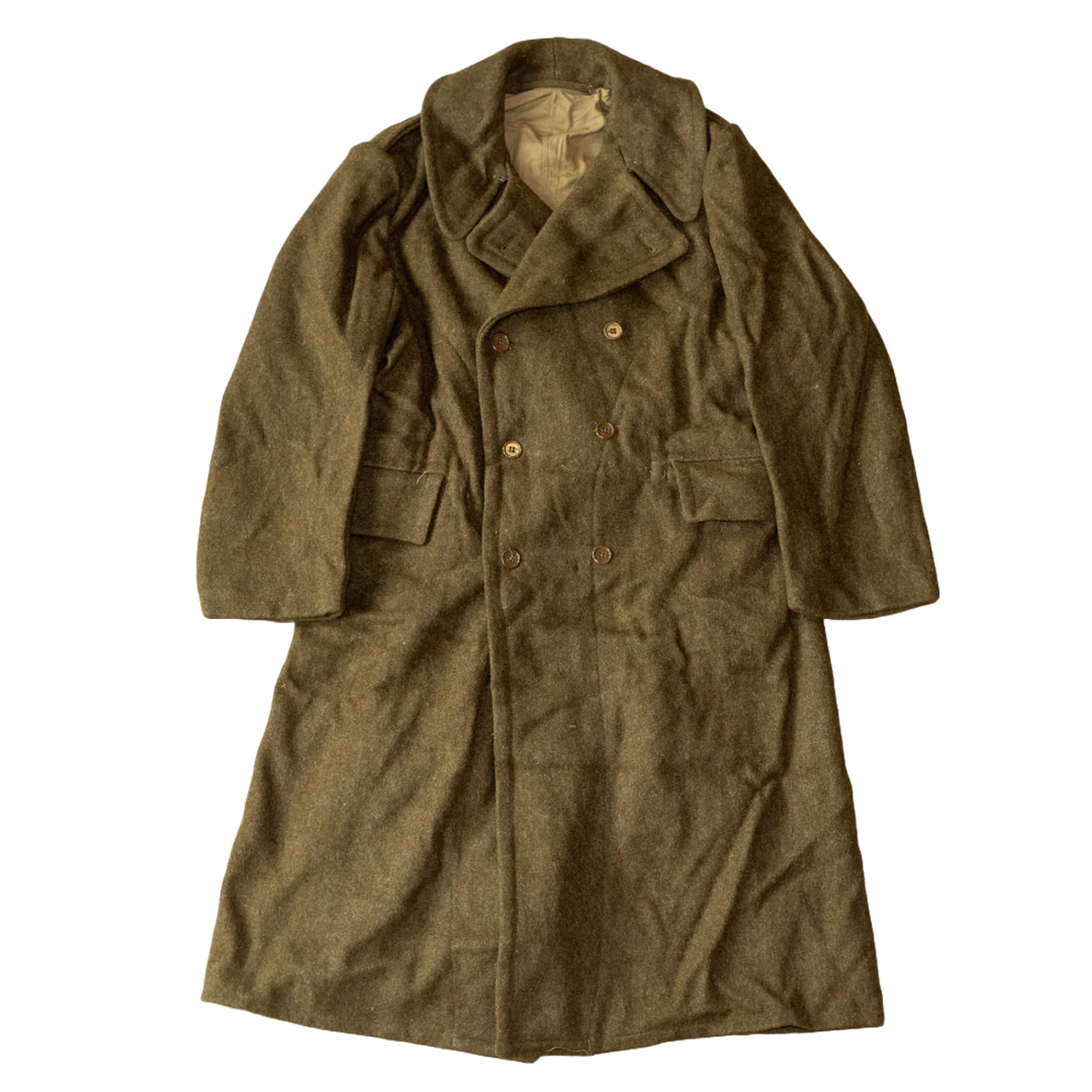 Issued Greek Army Wool Greatcoat – Americana Pipedream Apparel