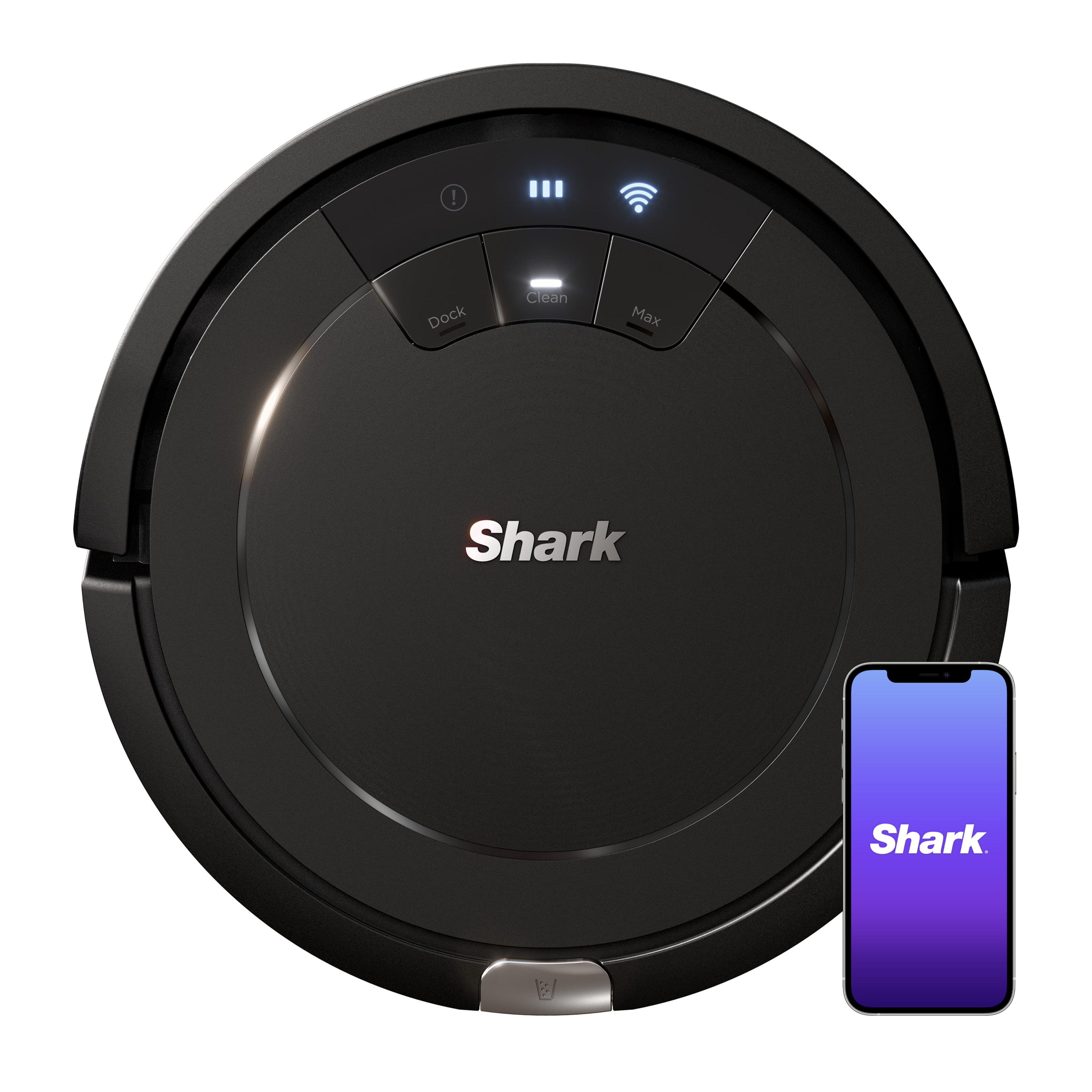 Shark ION Robot Vacuum, Wi-Fi Connected, Works with Google Assistant, Multi-Surface Cleaning, Carpets, Hard Floors, Black (RV754) - Walmart.com