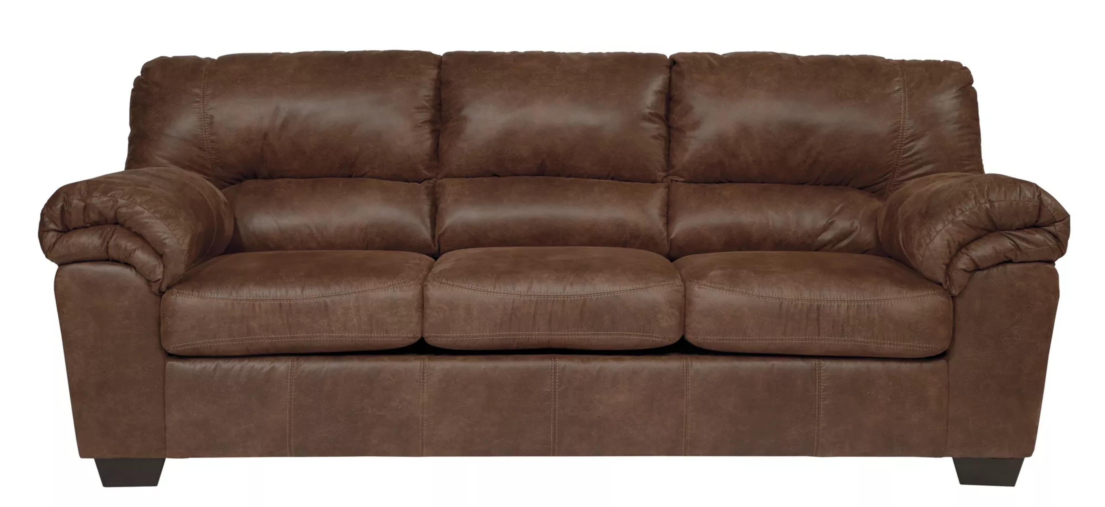 Livingston Leather-Look Sofa | Raymour & Flanigan