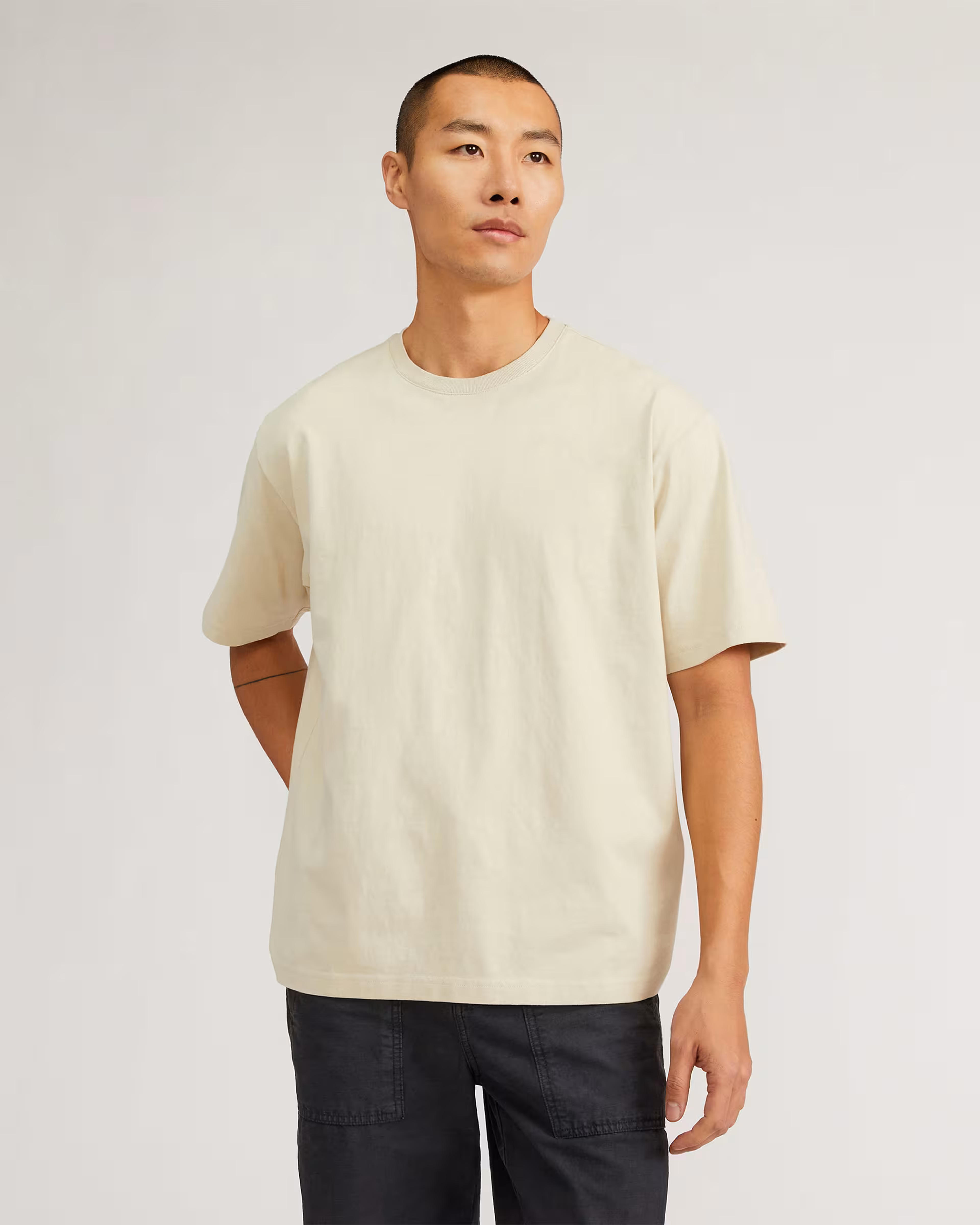 The Premium-Weight Relaxed Crew | Uniform Pelican – Everlane