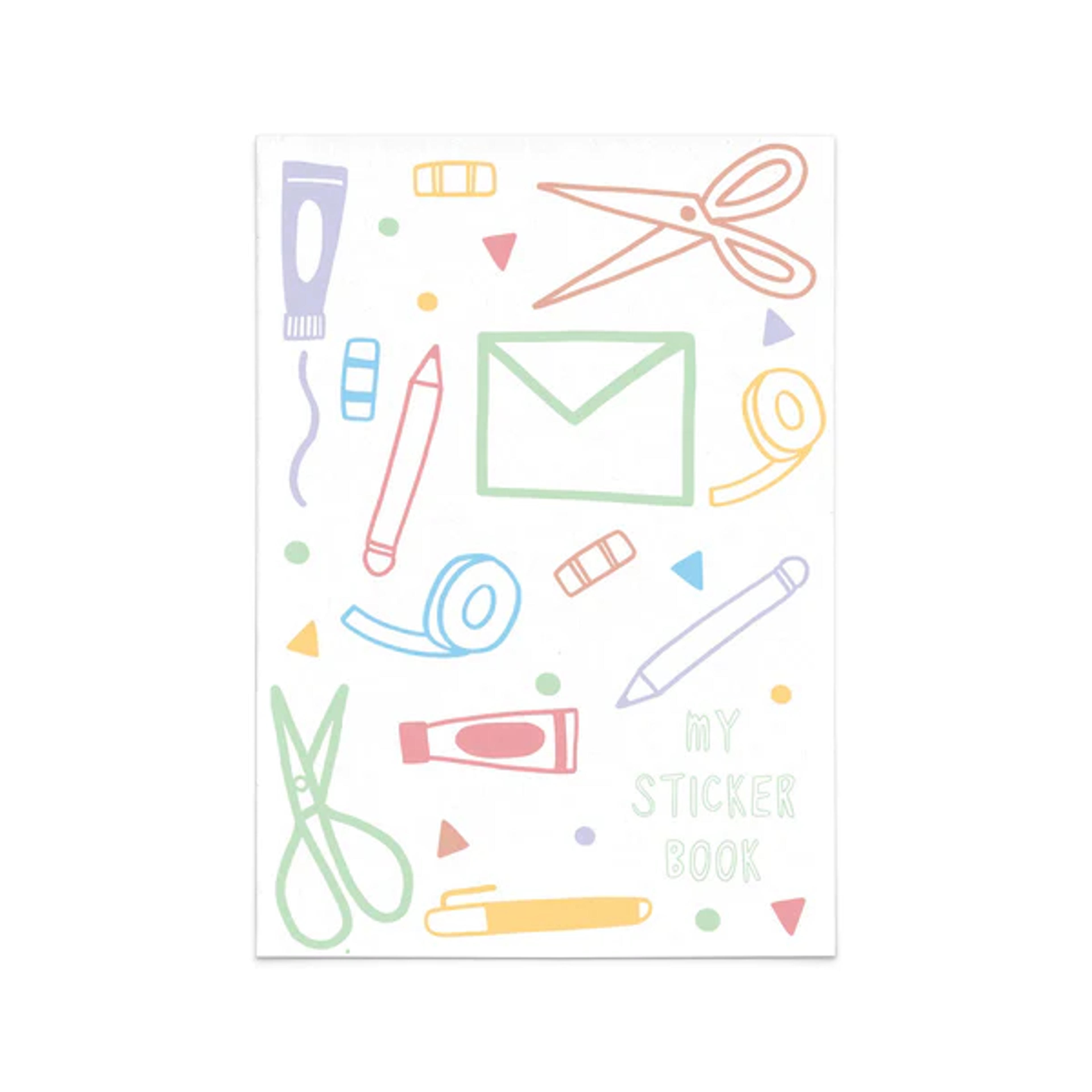 Colorful Pastel Stationery Sticker Book
