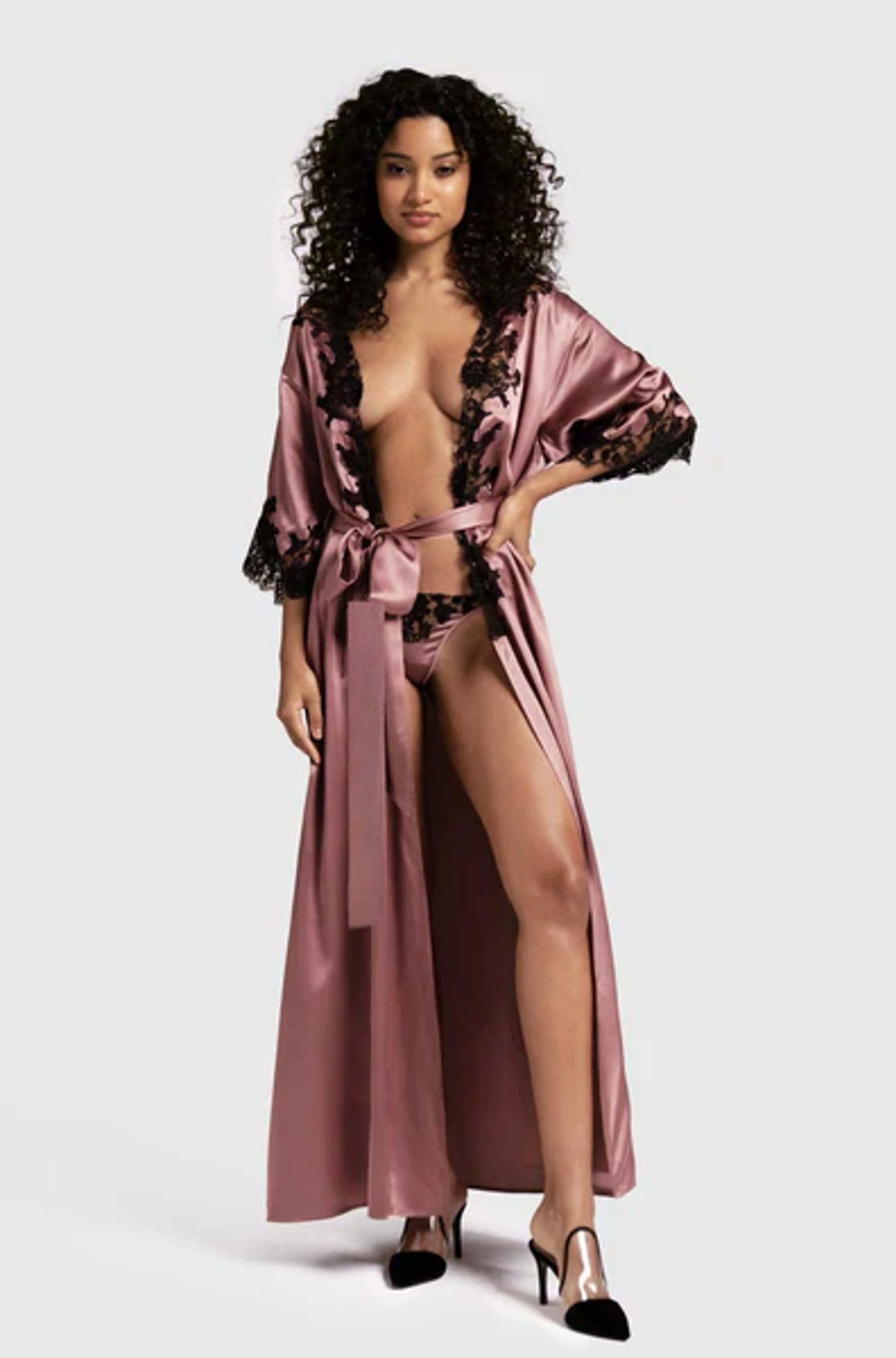 ORCHID LONG ROBE