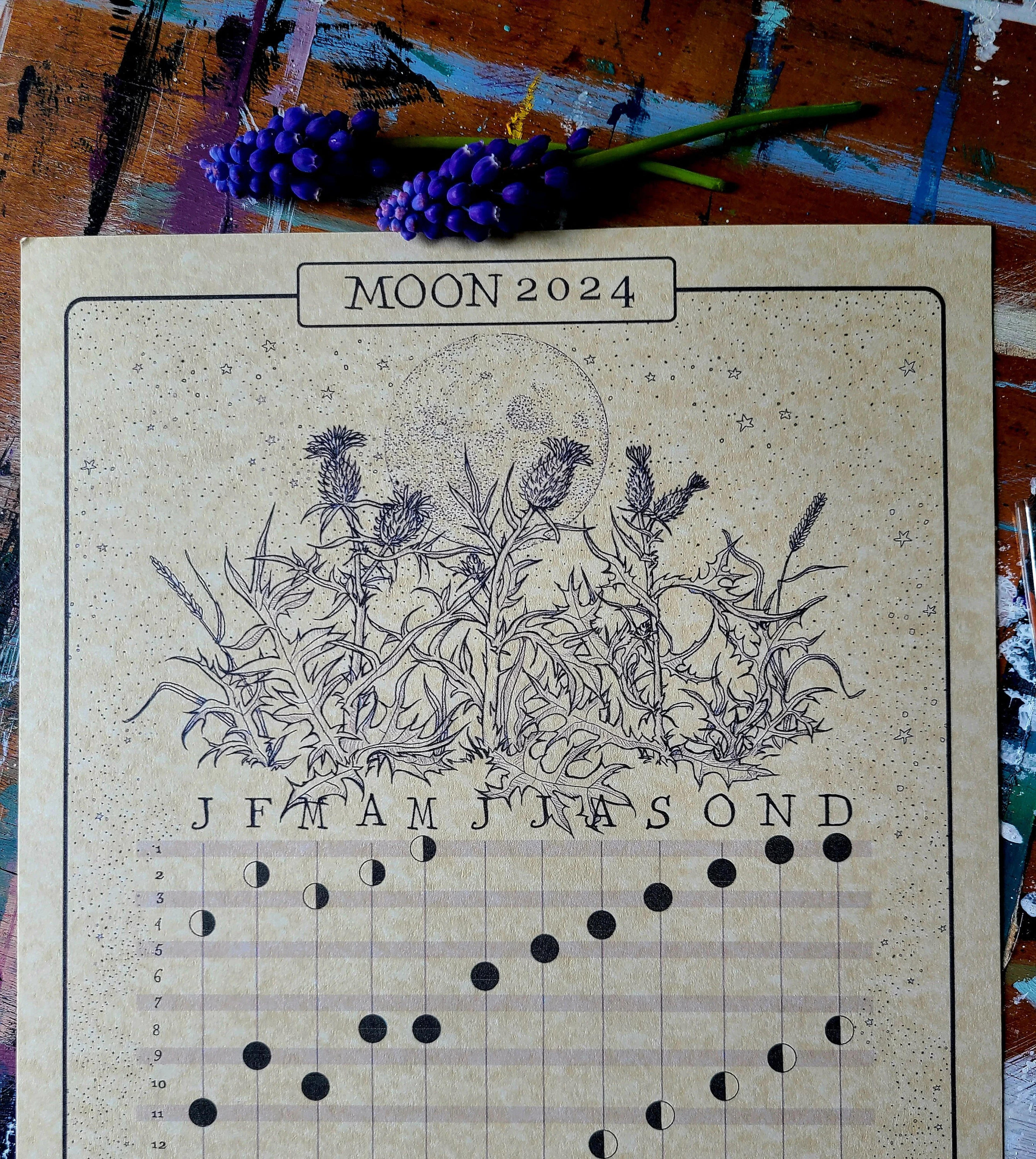 Moon / Lunar Calendar 2024