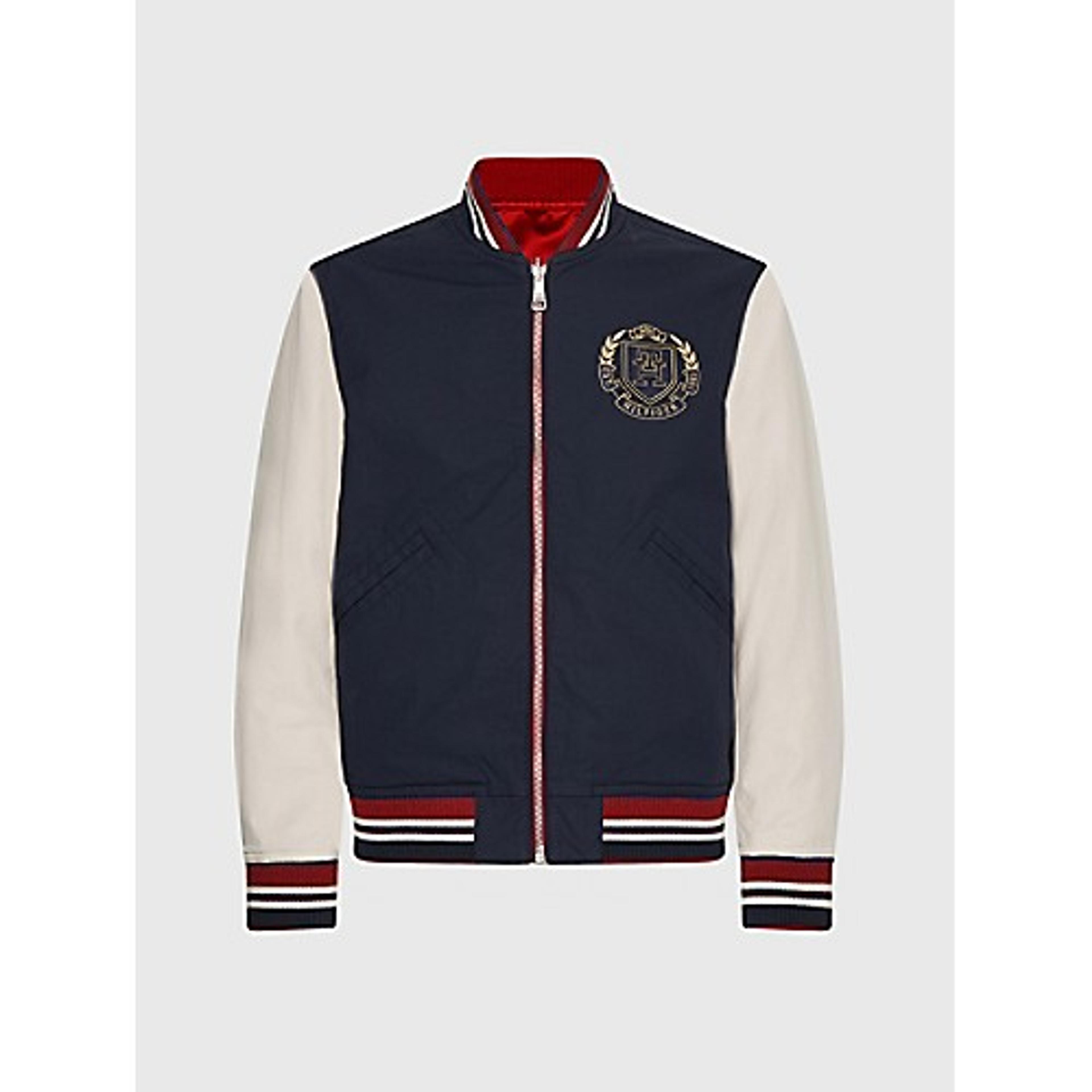 Crest Logo Reversible Bomber Jacket | Tommy Hilfiger