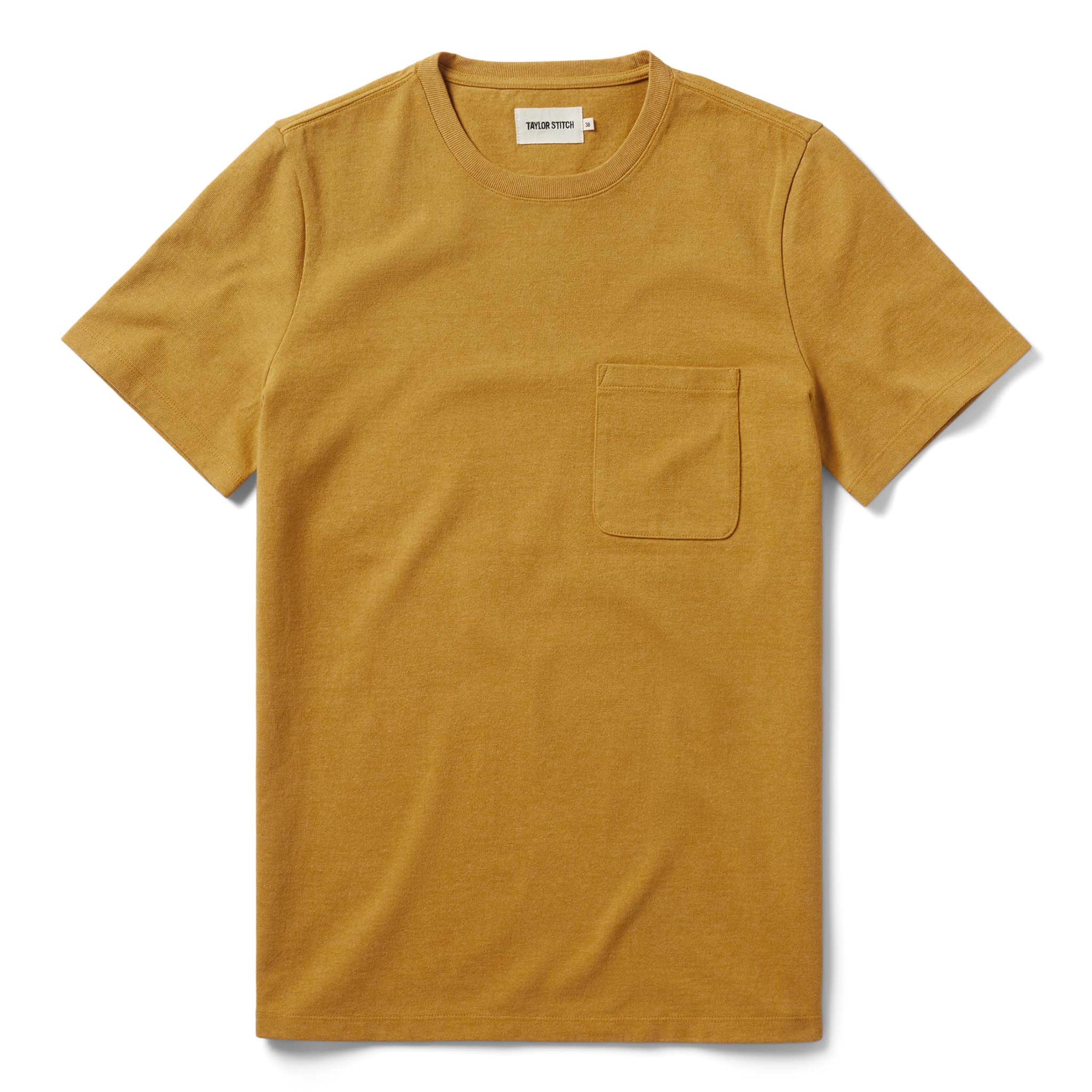 The Heavy Bag Tee in Honey | Men's Knits