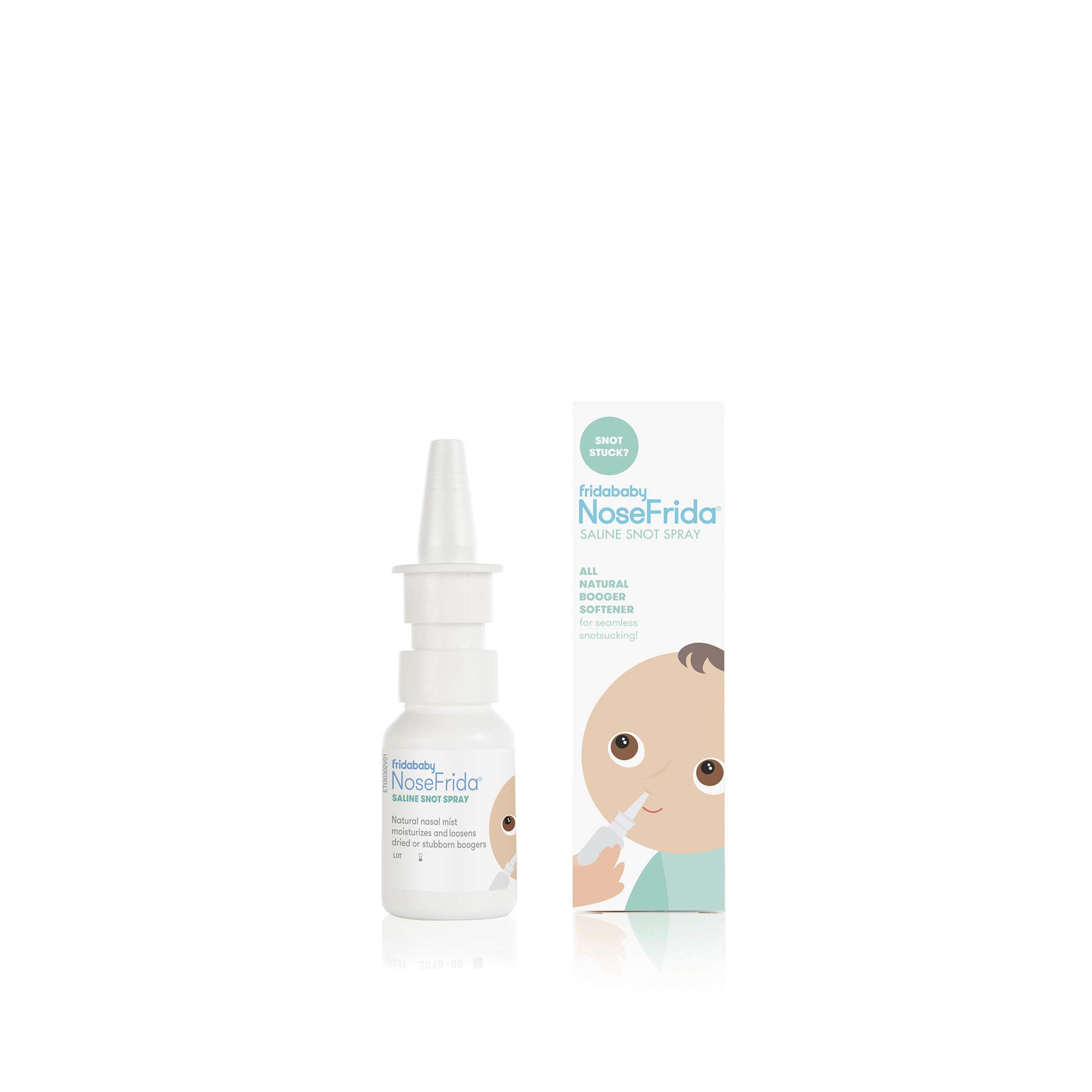 Frida Baby NoseFrida Saline Spray|Saline Nasal Spray to Soften Nasal Passages for Use Before NoseFrida The SnotSucker