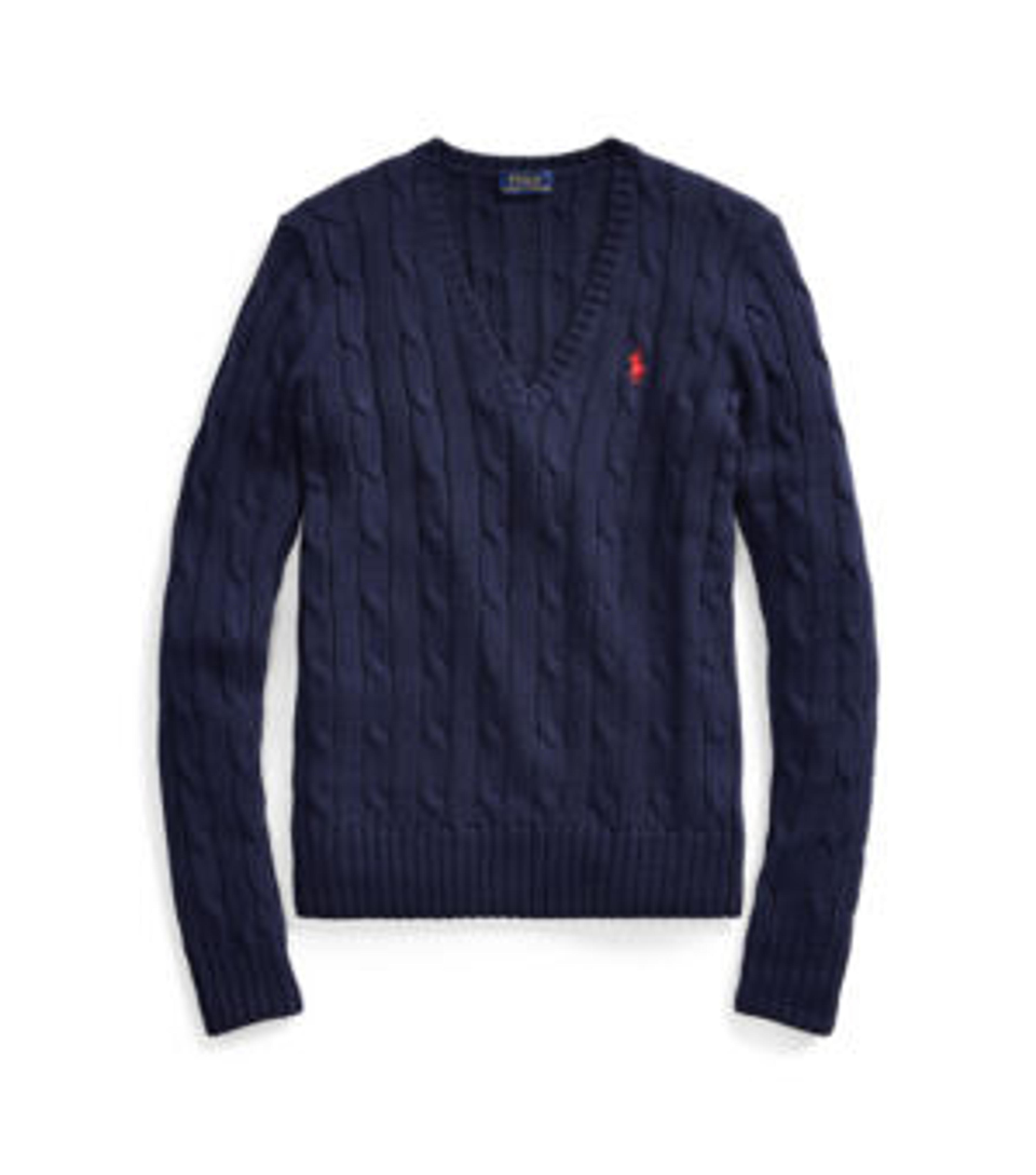 Women's Cable-Knit V-Neck Sweater | Ralph Lauren