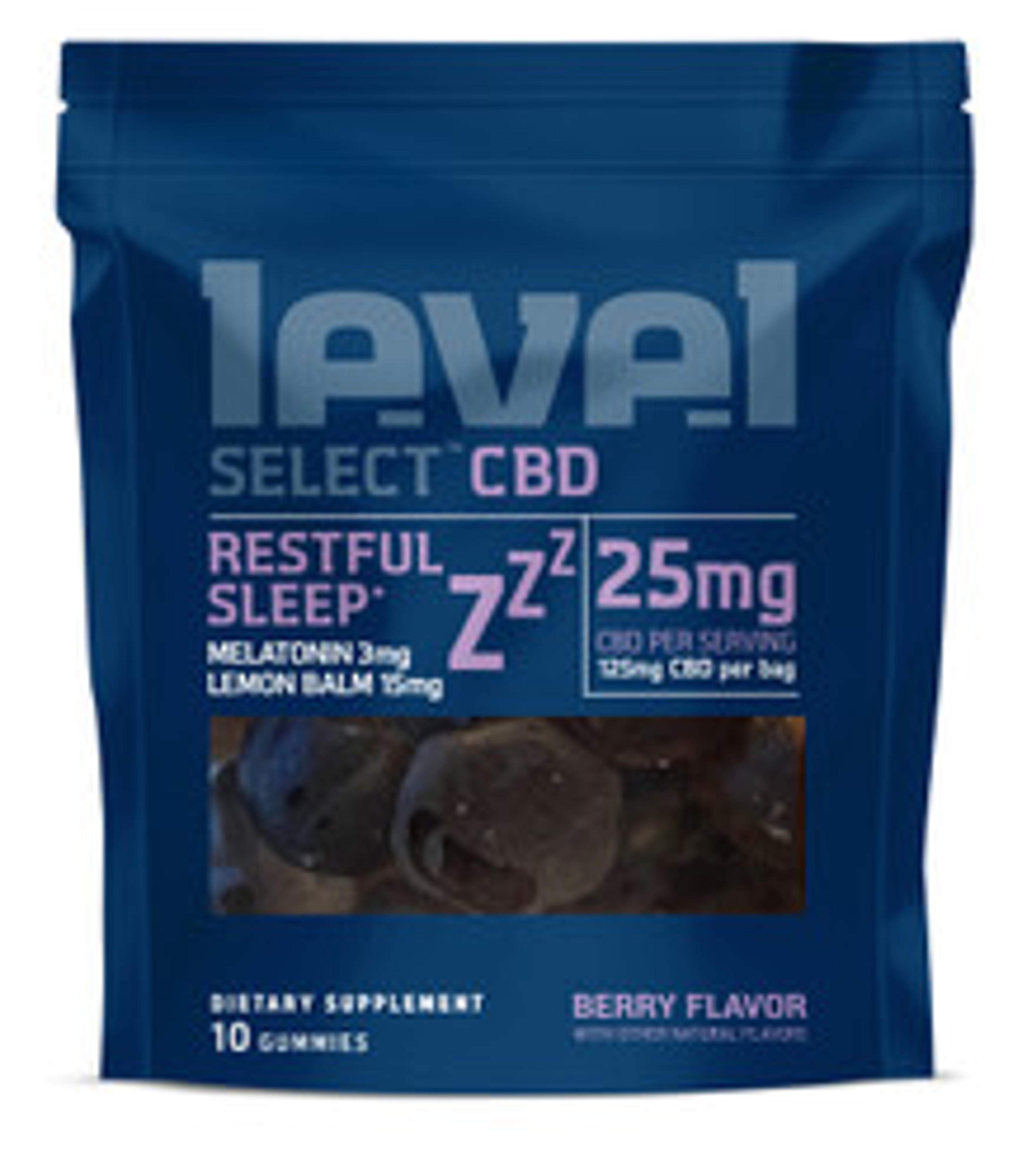 CBD Gummies 125mg 10ct Trial Size Restful Sleep