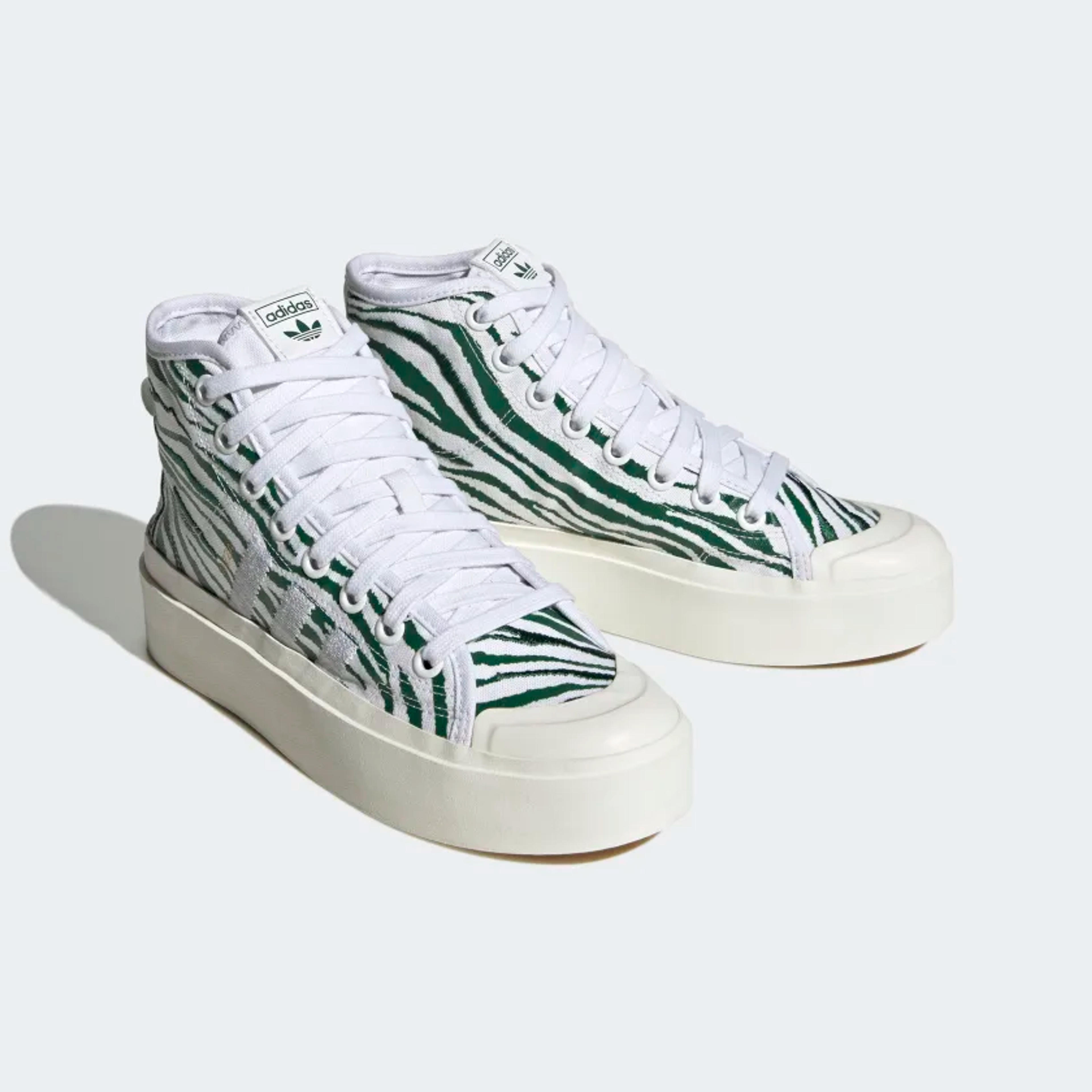 adidas Nizza Bonega Mid Shoes - White | Women's Lifestyle | adidas US