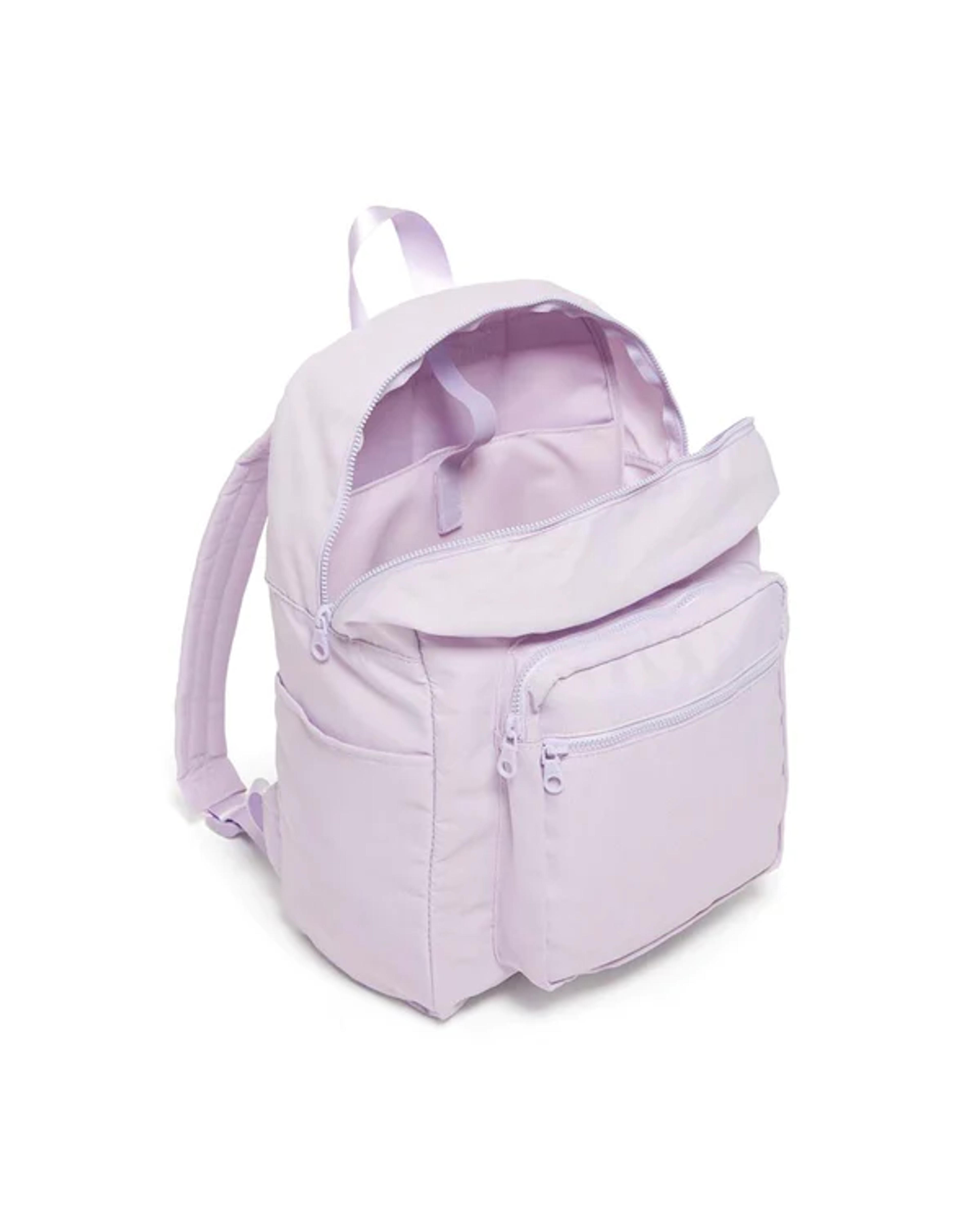 This Go-go Backpack comes in a soft lilac purple.