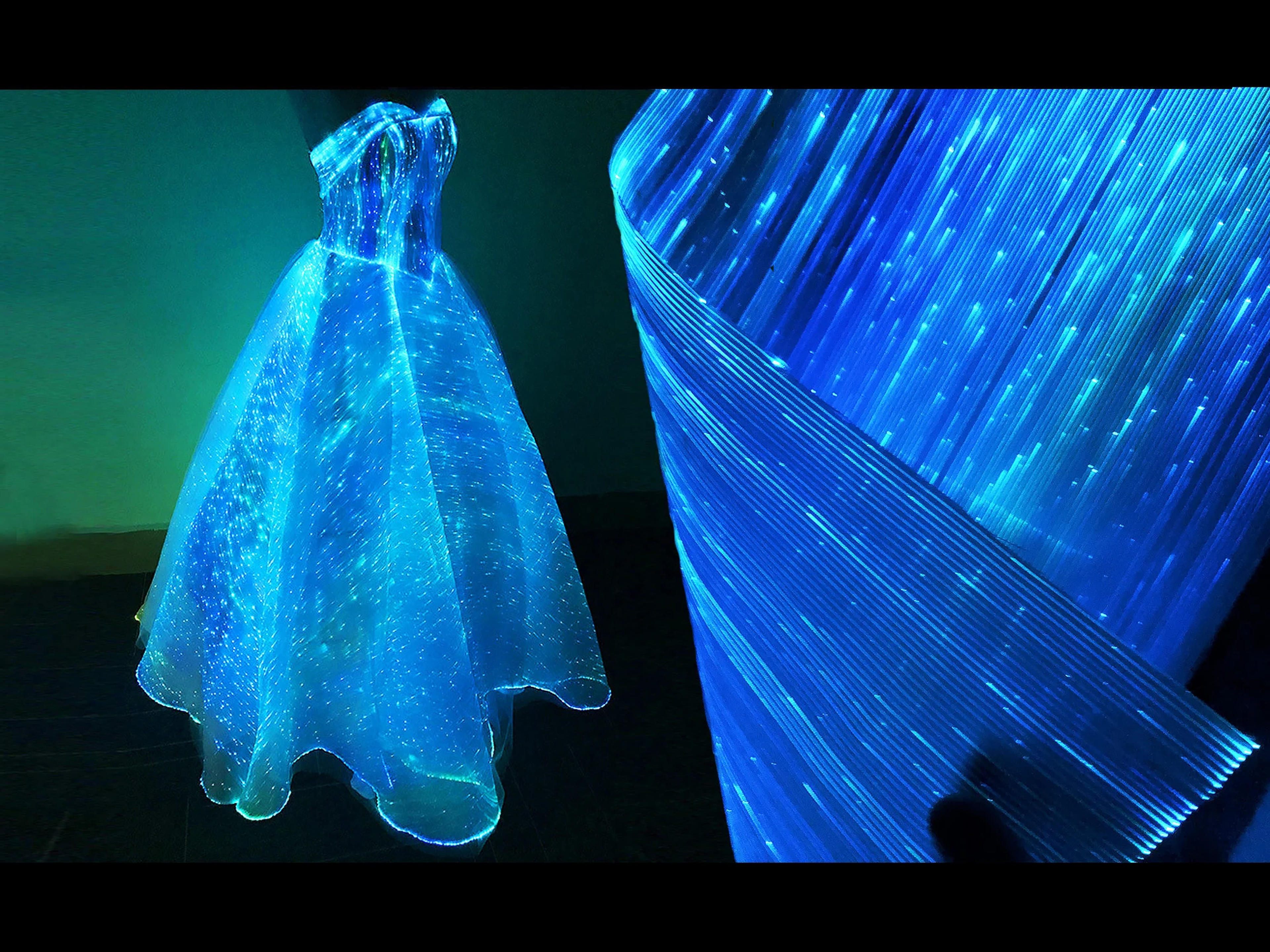 Starry Luminous Optical Fiber Textile Leds Fabric Technology - Etsy