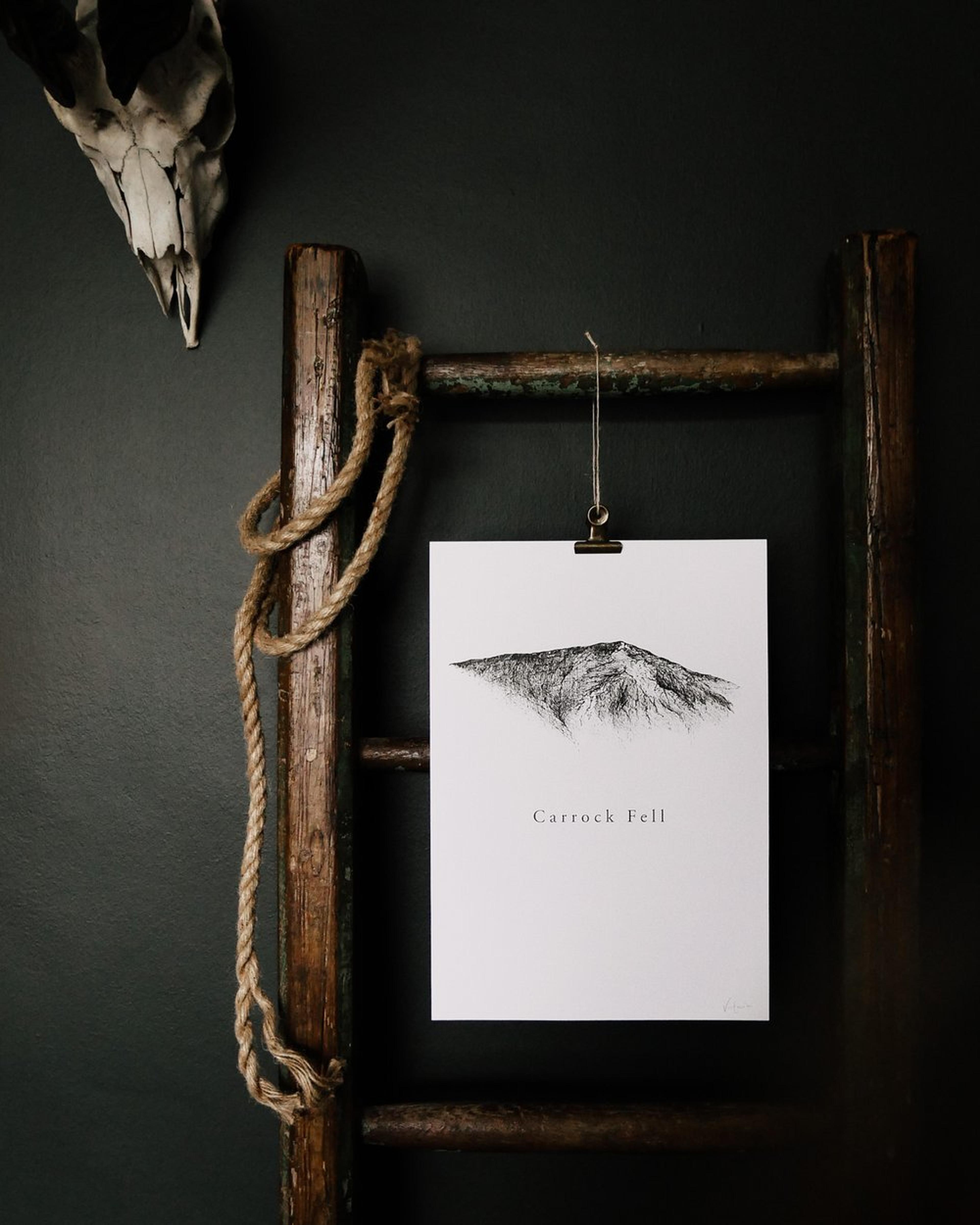 LAKE DISTRICT CARROCK FELL PRINT — Feather & Wild