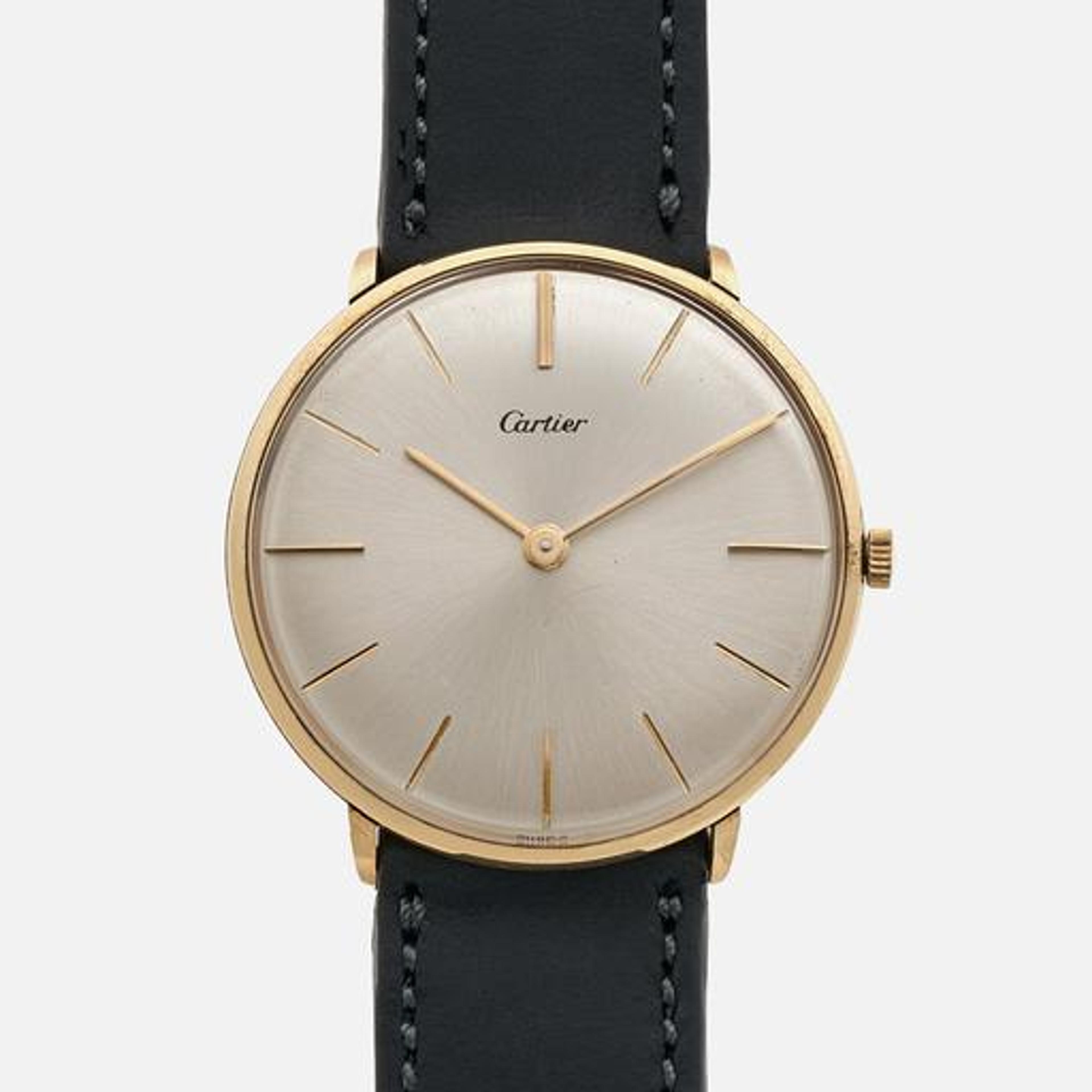 1970s Cartier Dress Watch In 14k Yellow Gold | Watches : Vintage : Vintage