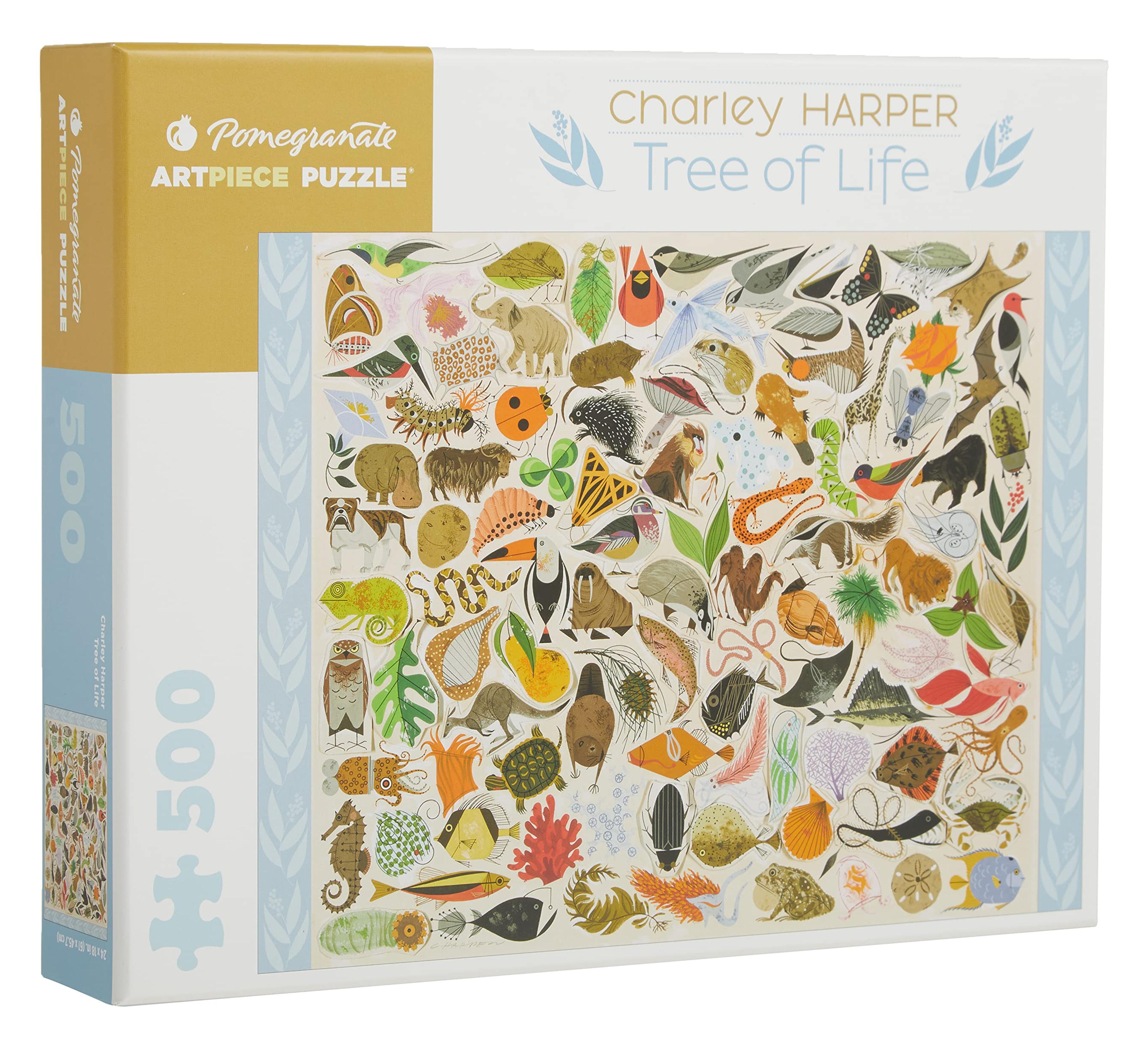 Charley Harper Tree of Life 500-Piece Jigsaw Puzzle