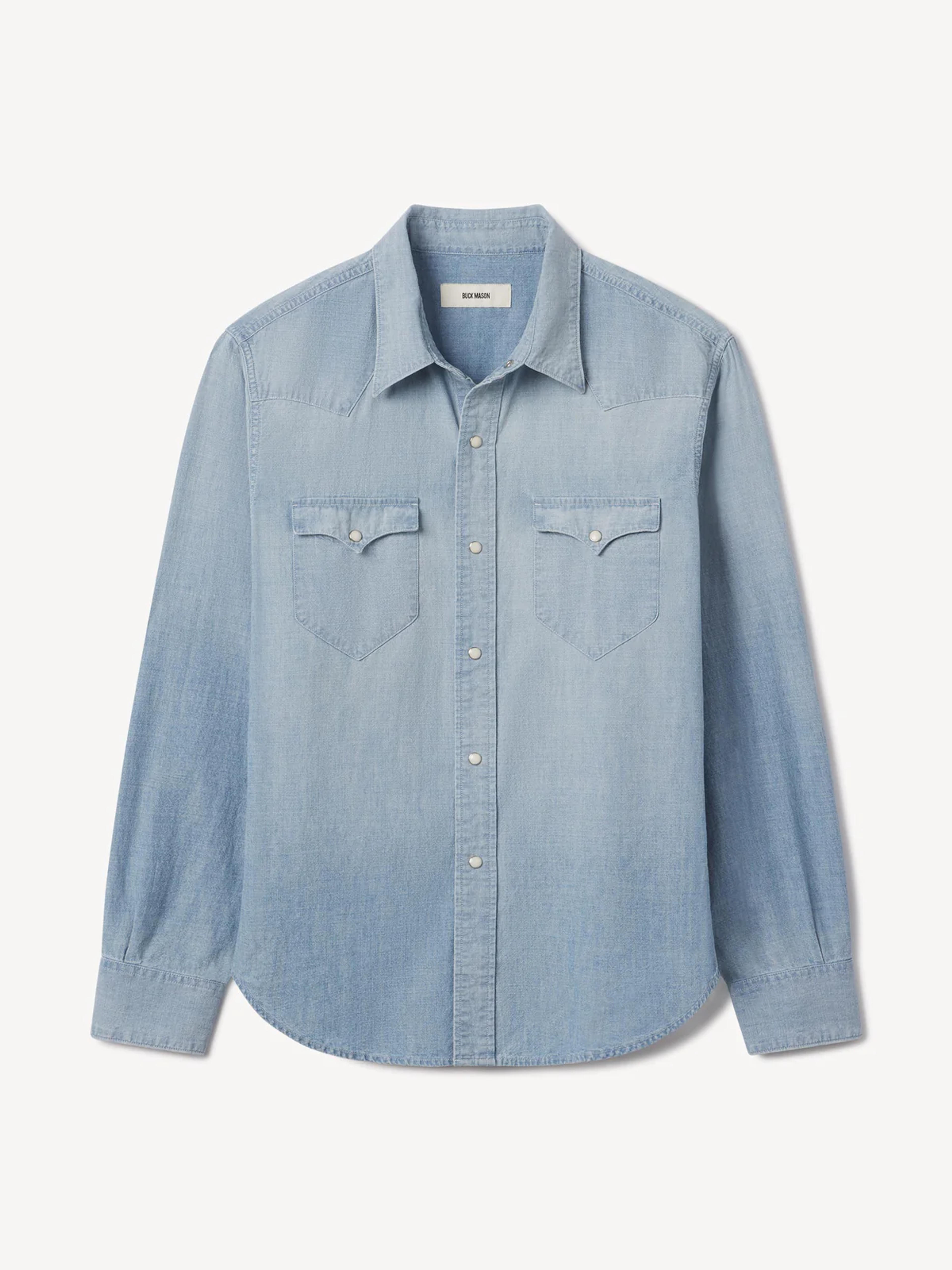 L030 JAPANESE CHAMBRAY WESTERN SHIRT - Buck Mason- Modern American Classics