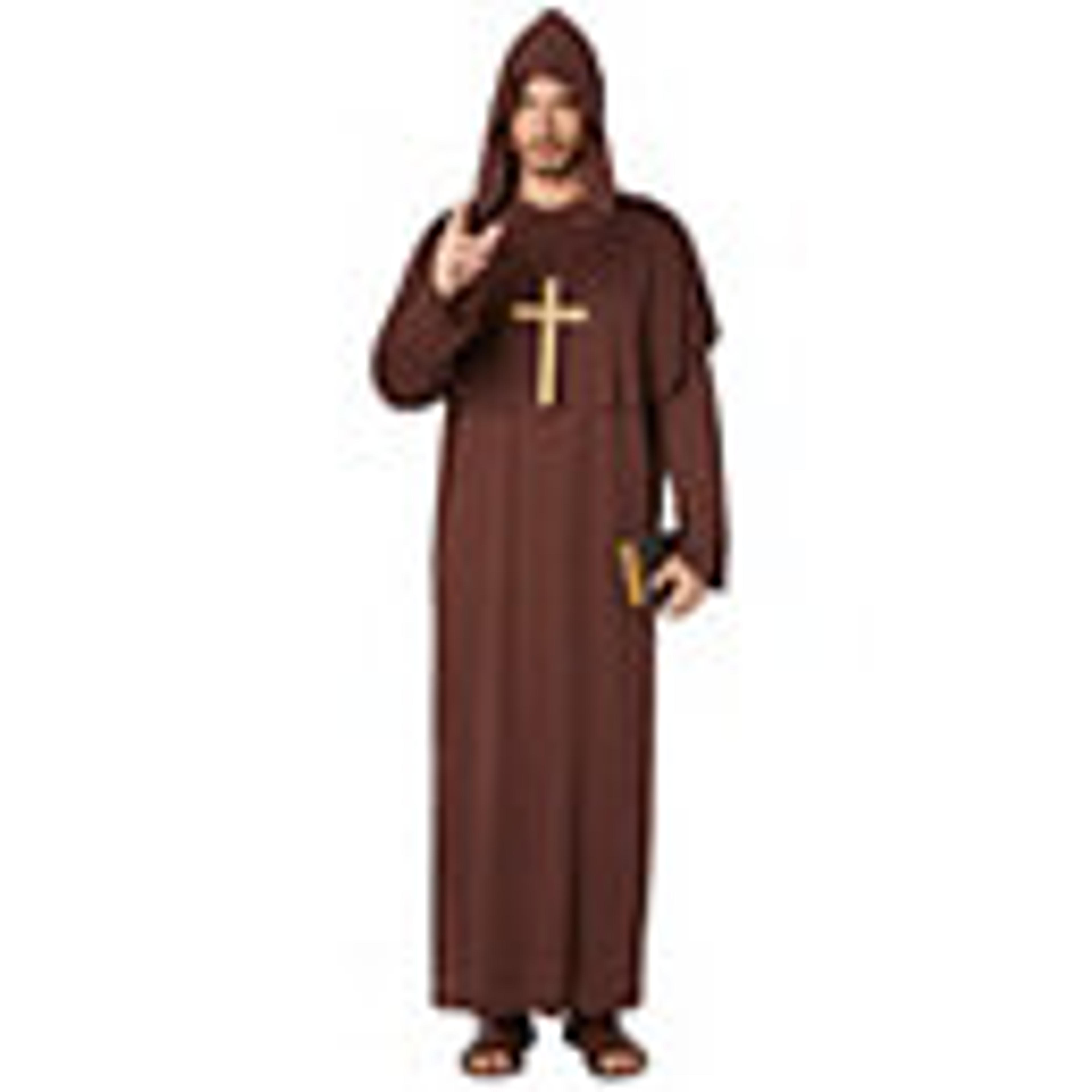 Adult Monk Plus Size Costume - Spirithalloween.com