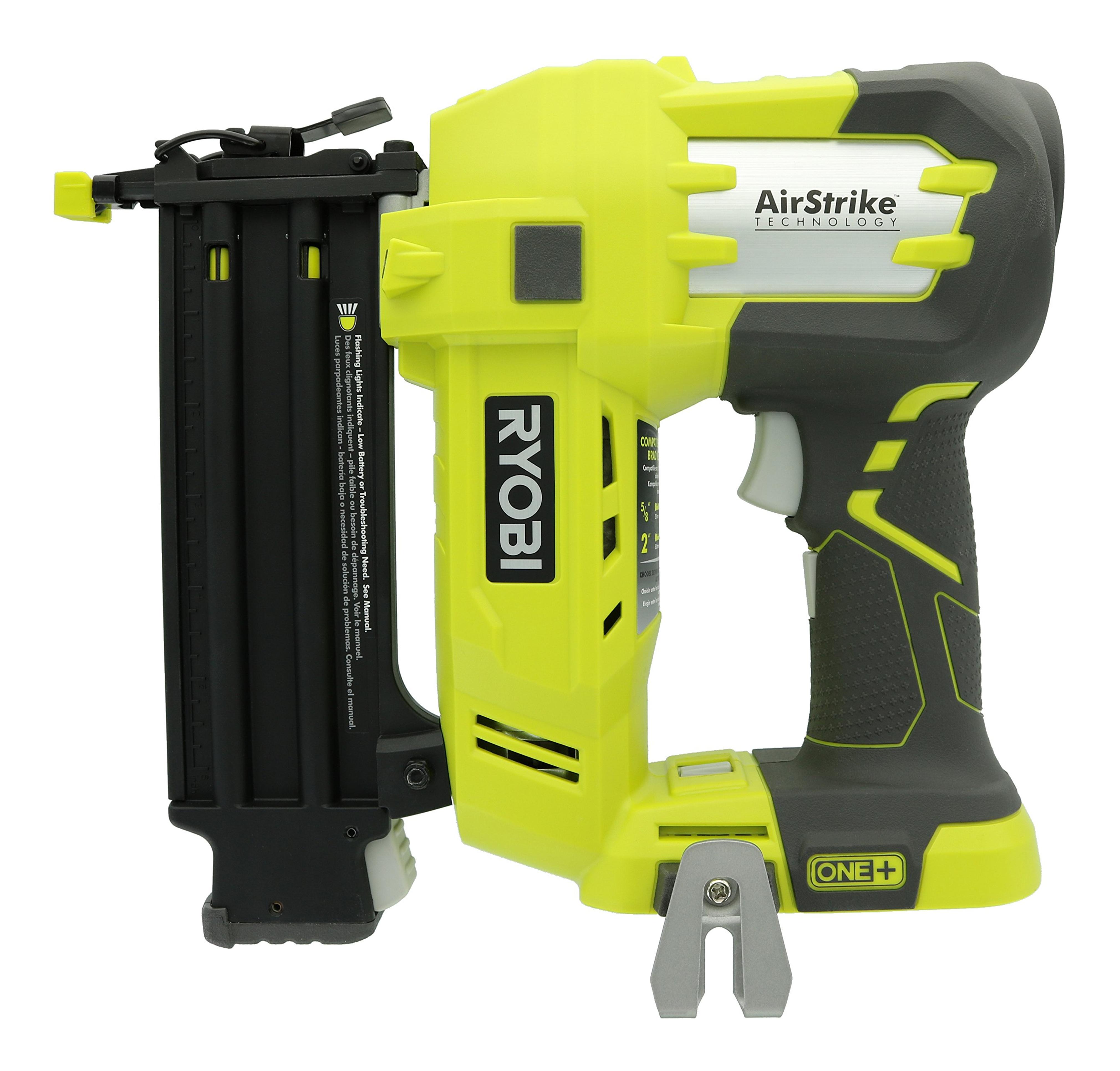 Ryobi P320 Airstrike 18 Volt One+ Lithium Ion Cordless Brad Nailer (Battery Not Included, Power Tool Only) - Power Brad Nailers - Amazon.com