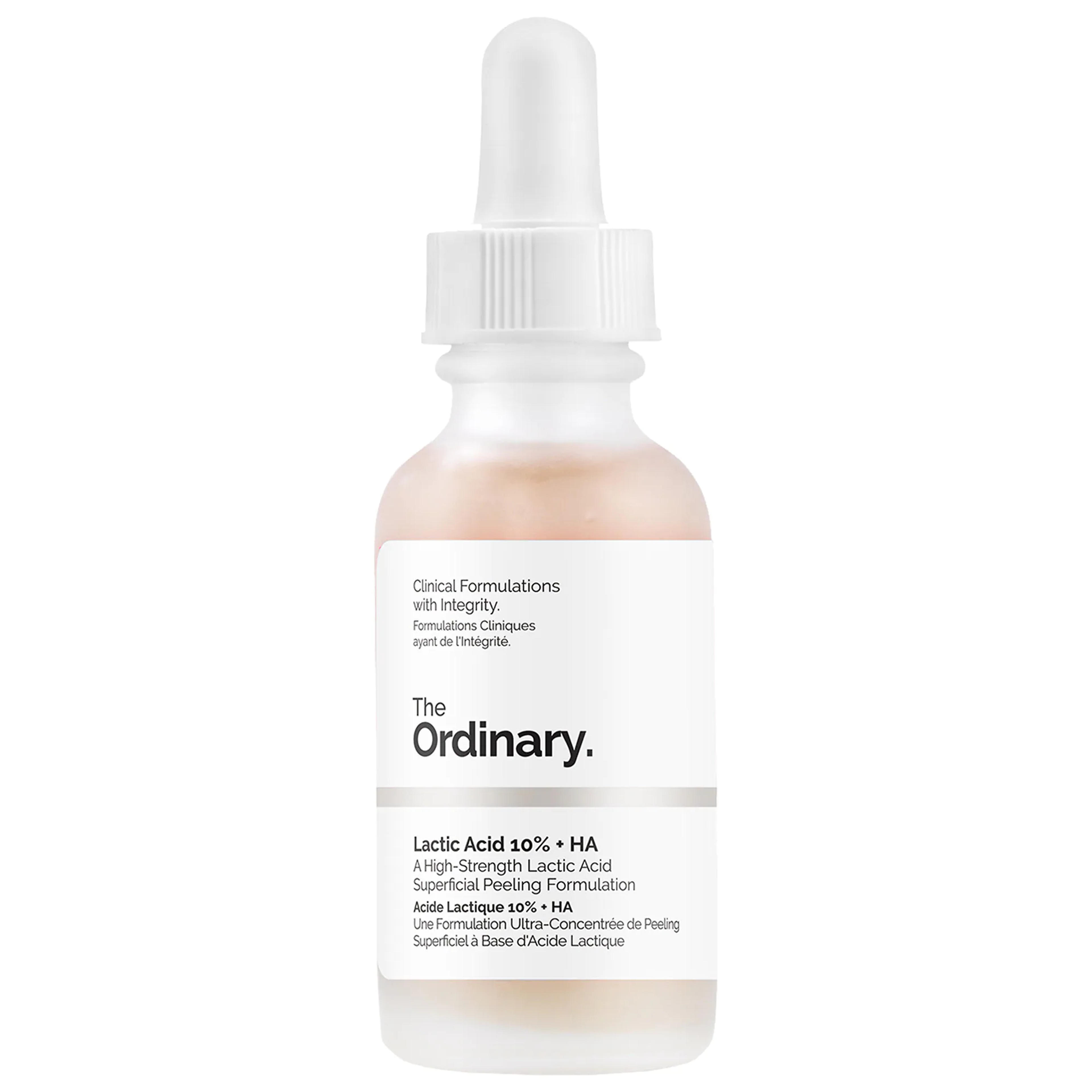 Lactic Acid 10% + HA 2% Exfoliating Serum - The Ordinary | Sephora