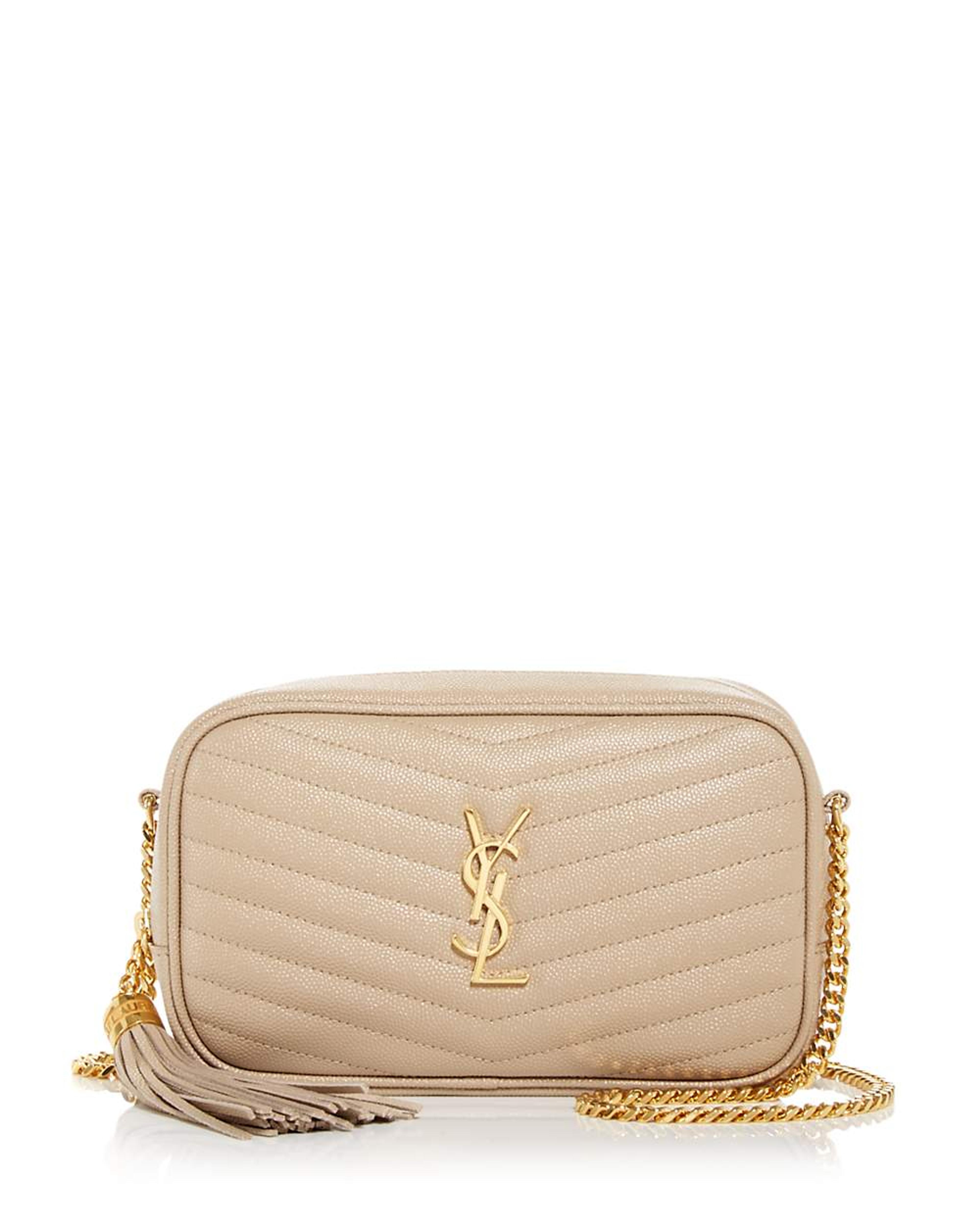 Saint Laurent Lou Mini Quilted Leather Camera Bag