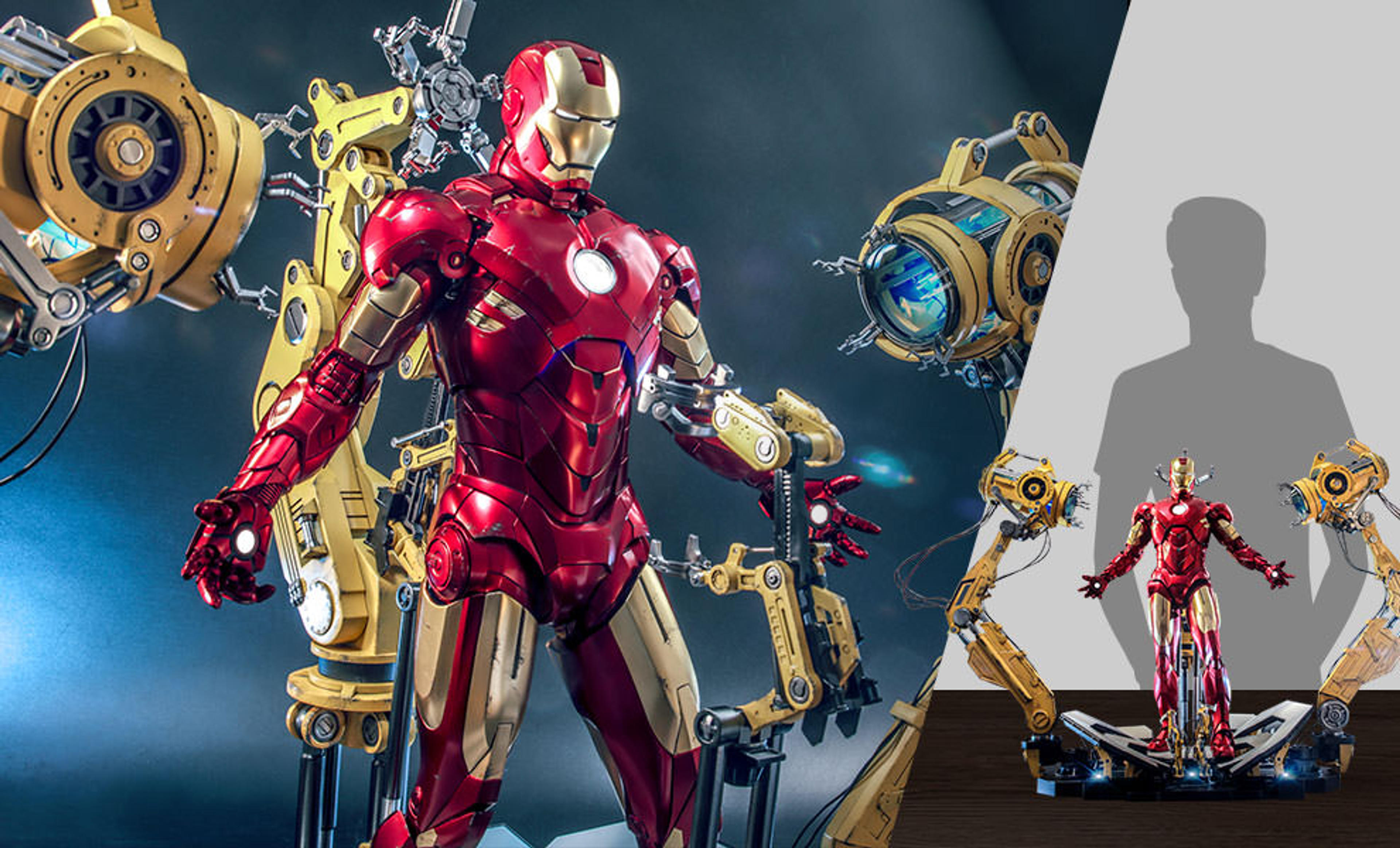 Iron Man Mark IV With Suit-Up Gantry Collectible Set by Hot Toys | Sideshow Collectibles