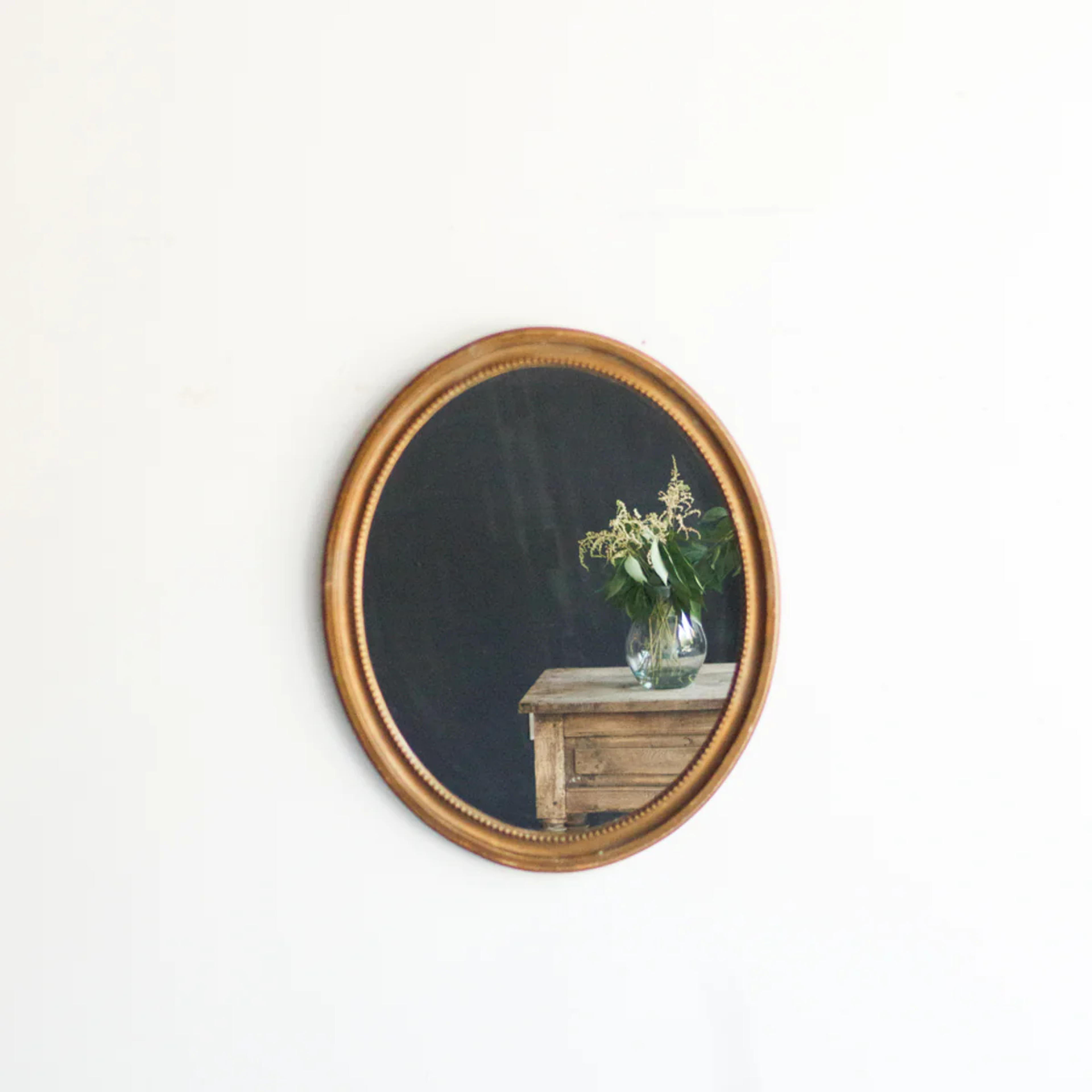 Oval Beveled Mirror | elsie green