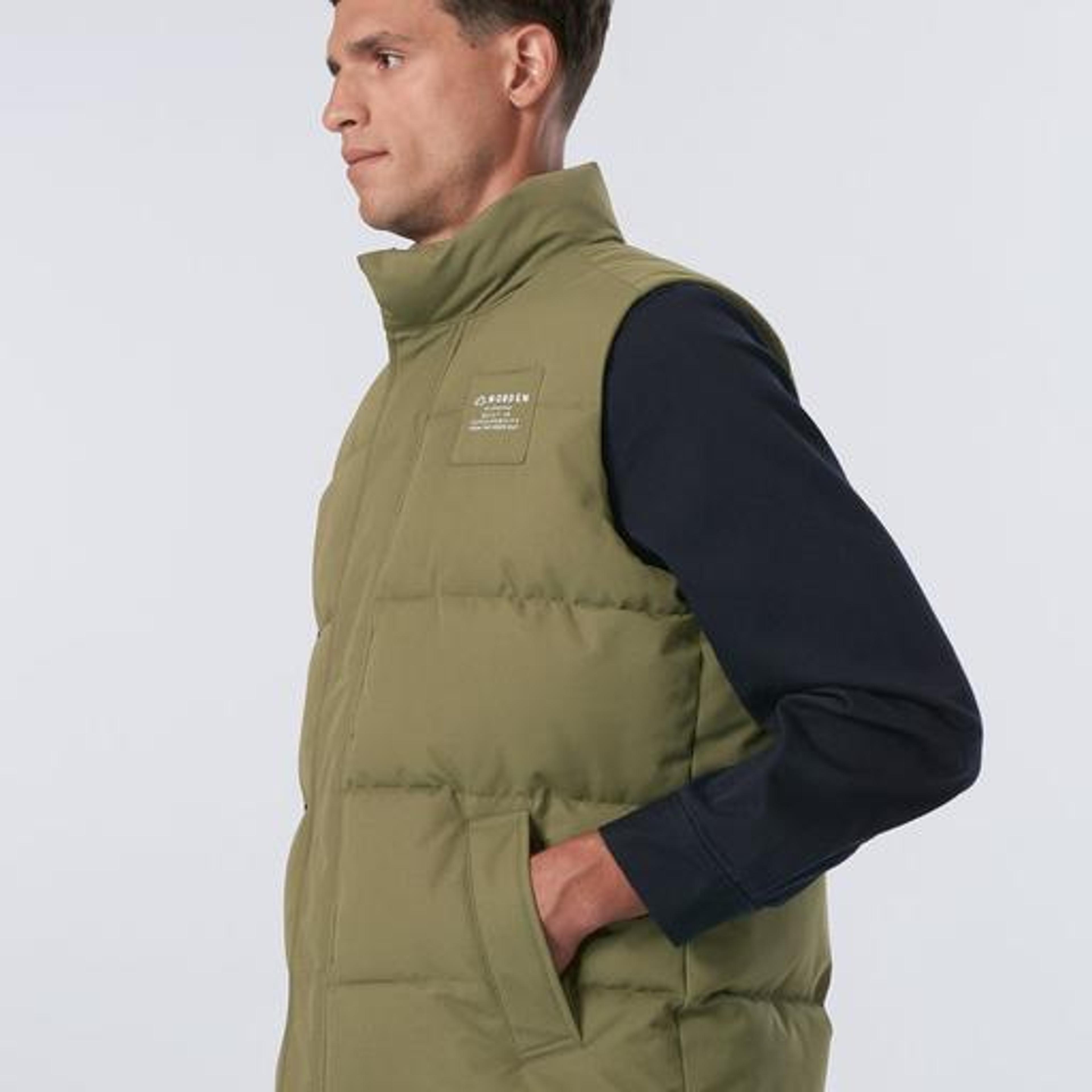 Oskar Oxford Vest - Olive | Men