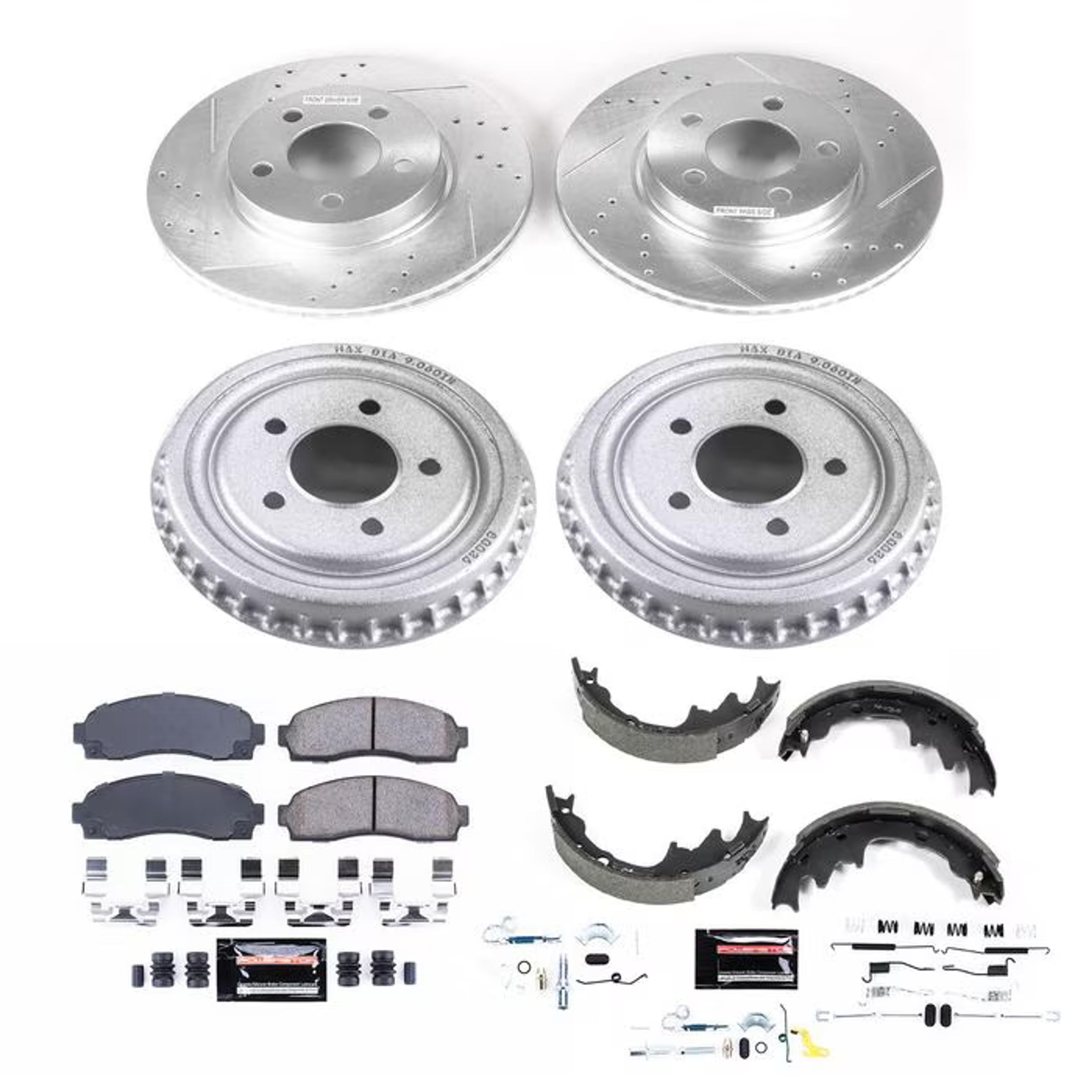 PowerStop Performance Brake Pad/Rotor-Drum/Shoe Kit K15150DK