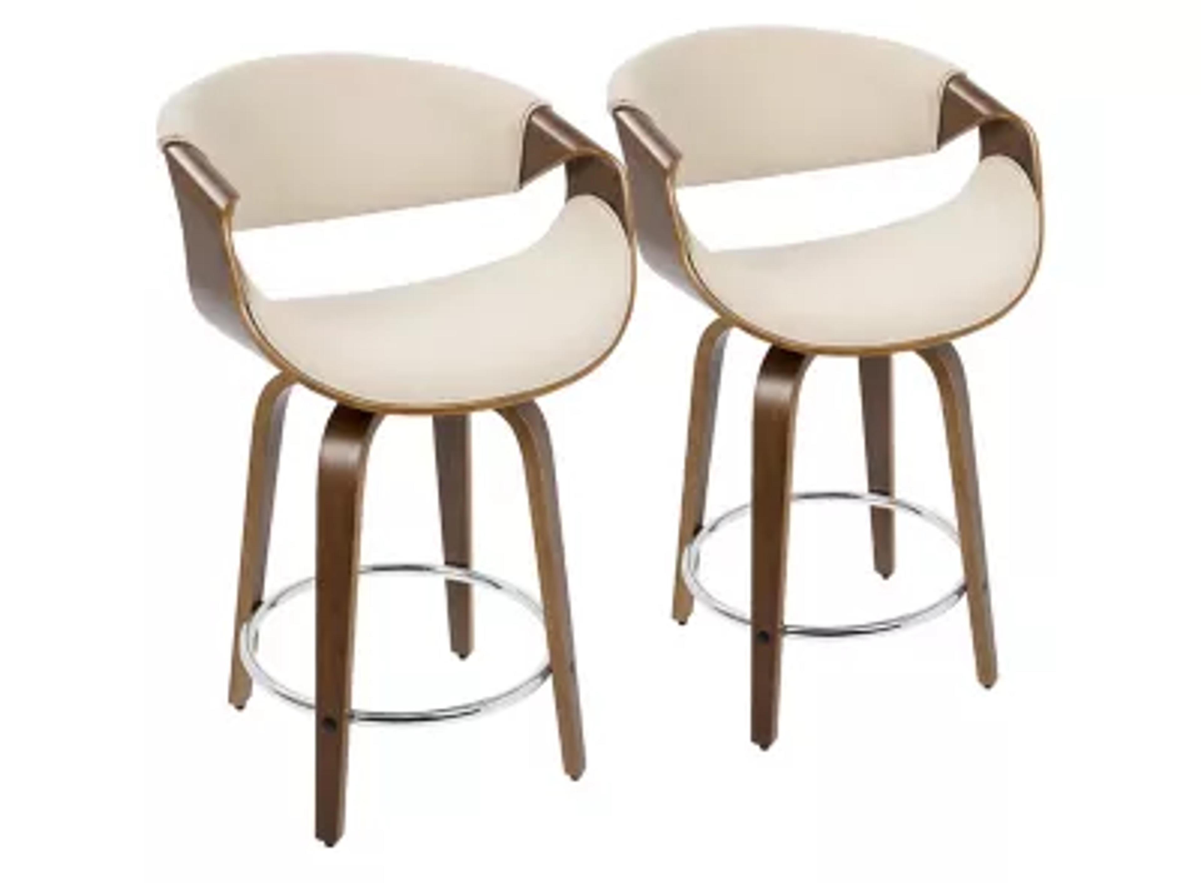 Curvini 24'' Counter Stool - Set of 2