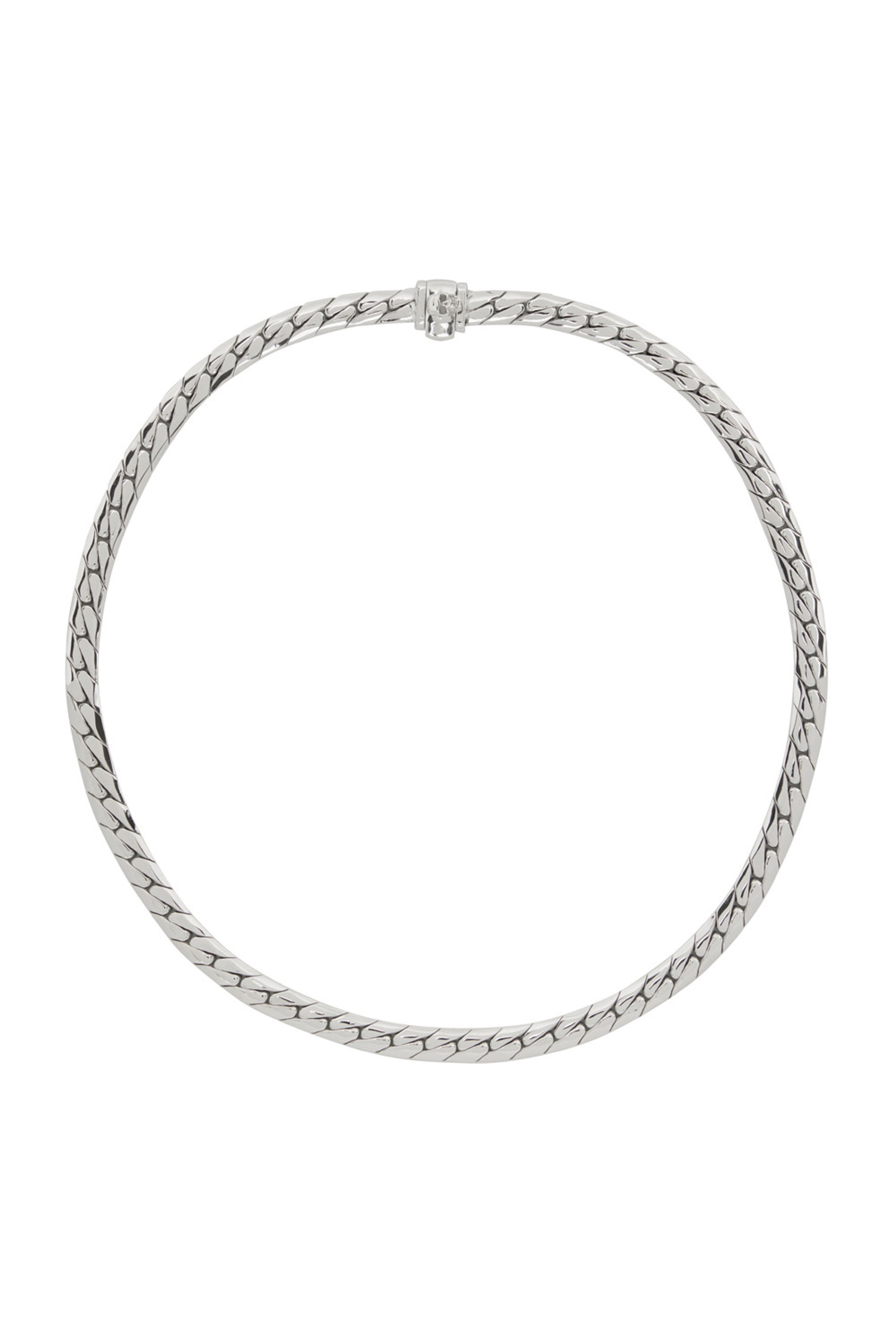 Silver Herringbone Chain Necklace by Emanuele Bicocchi on Sale