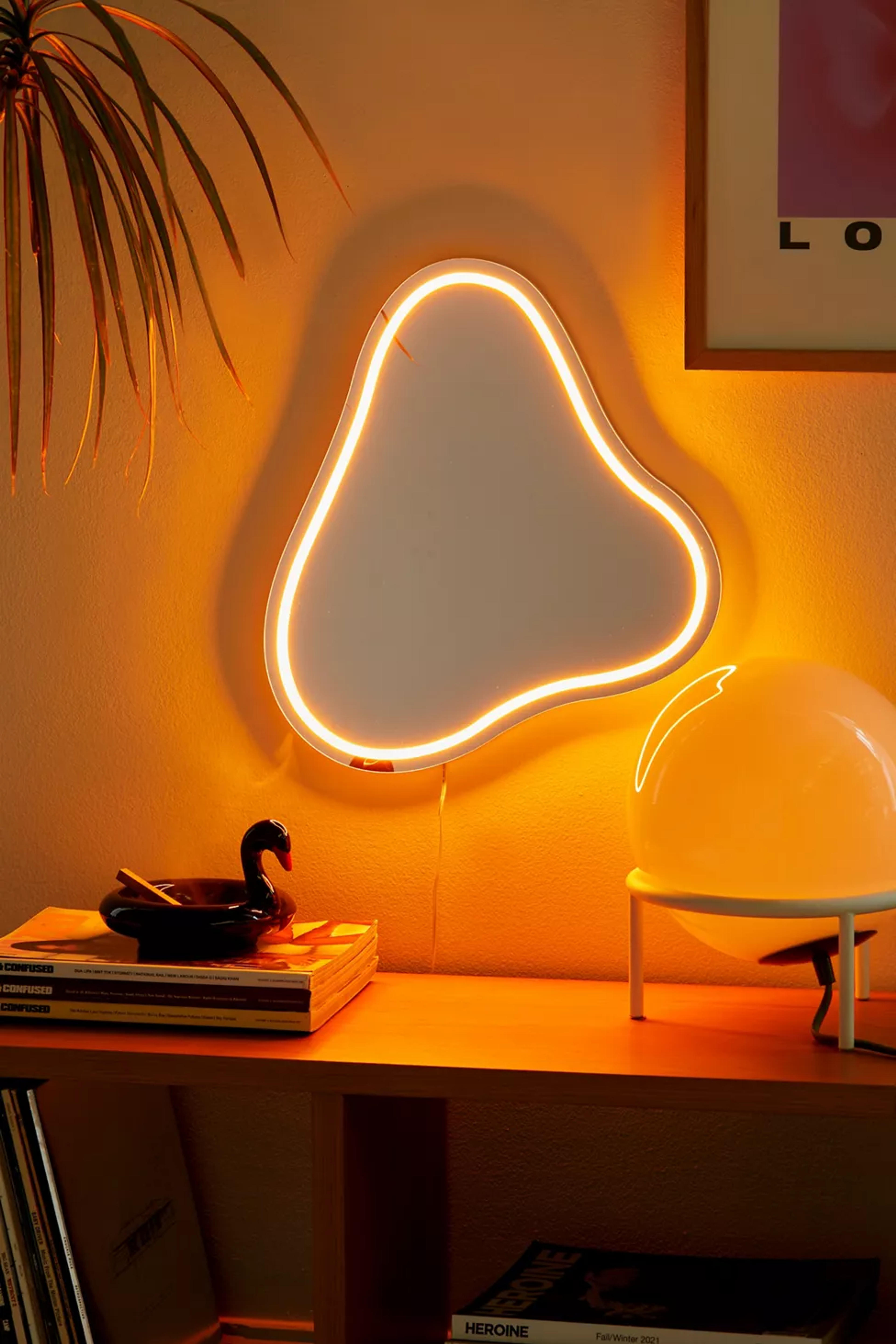 Triangle LED Mirror | Urban Outfitters