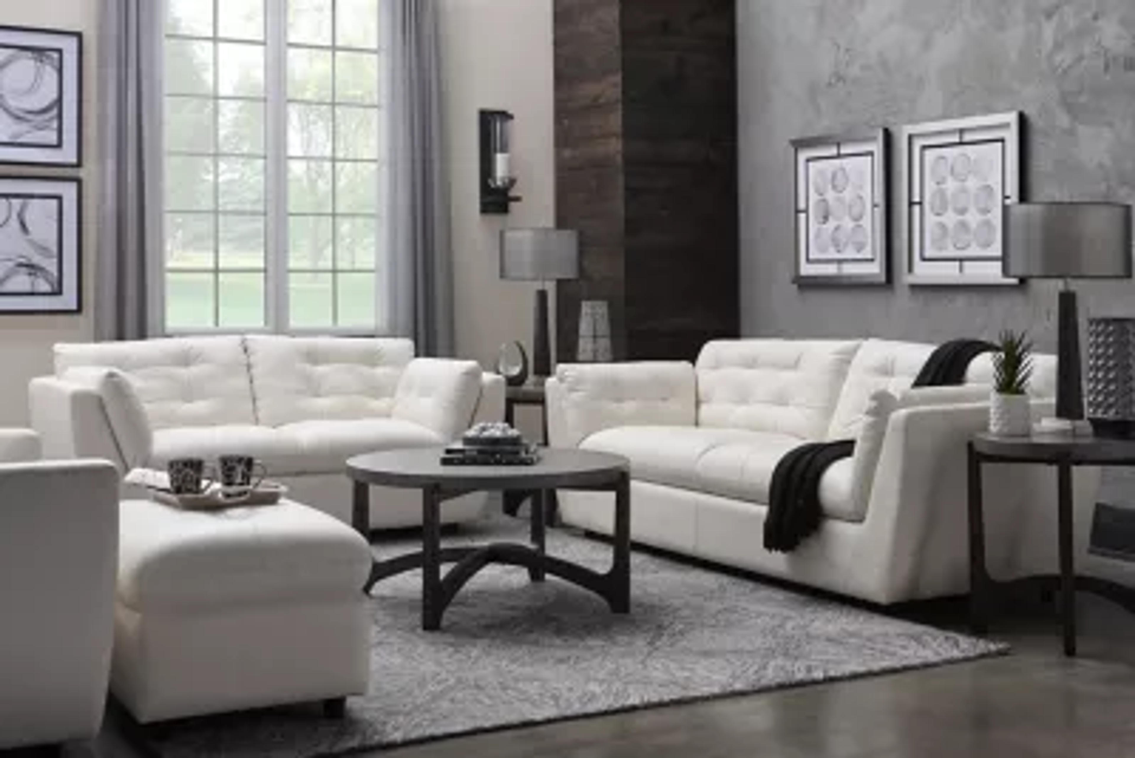 Damar 2-pc. Leather Sofa and Loveseat Set