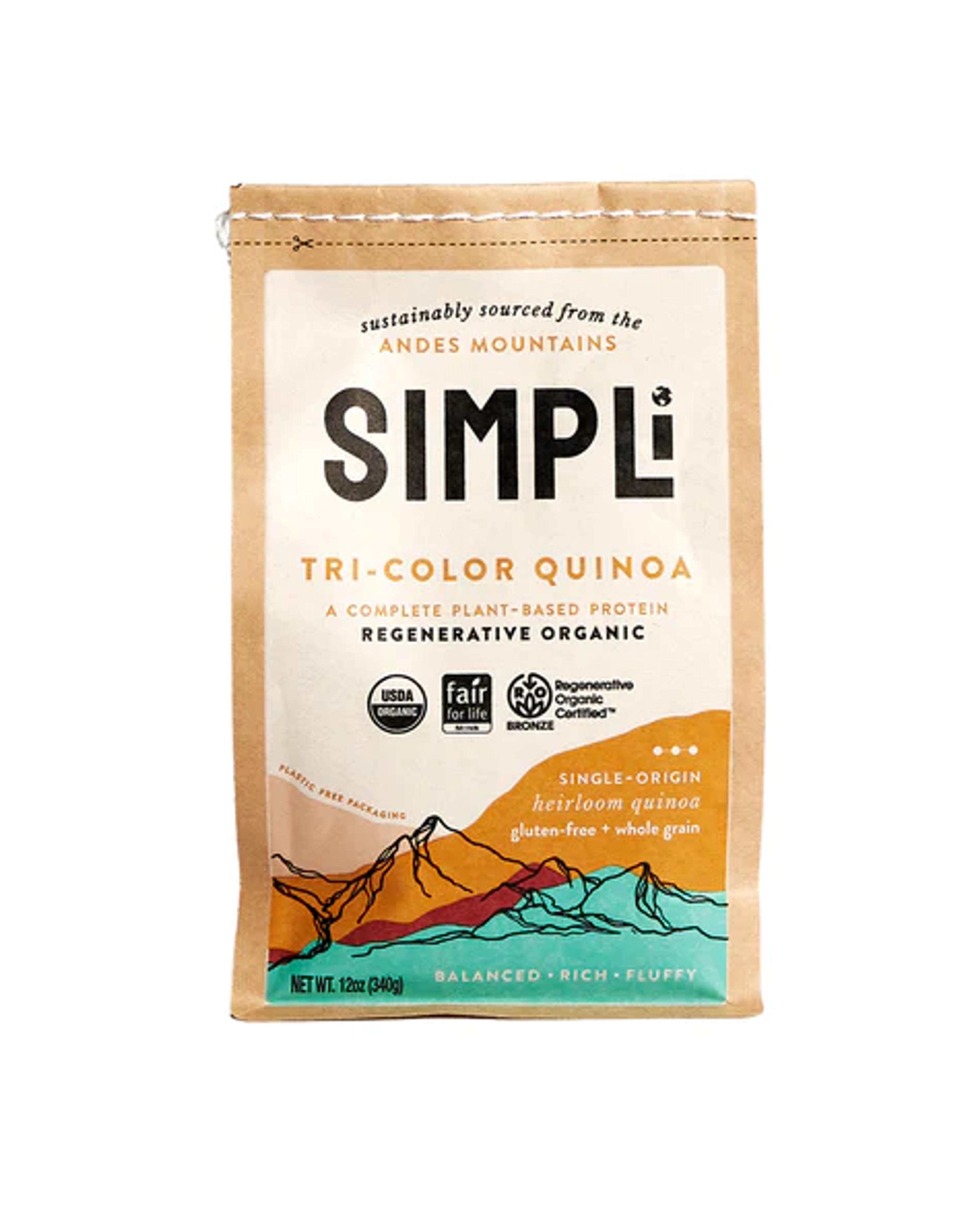 Organic Tricolor Quinoa