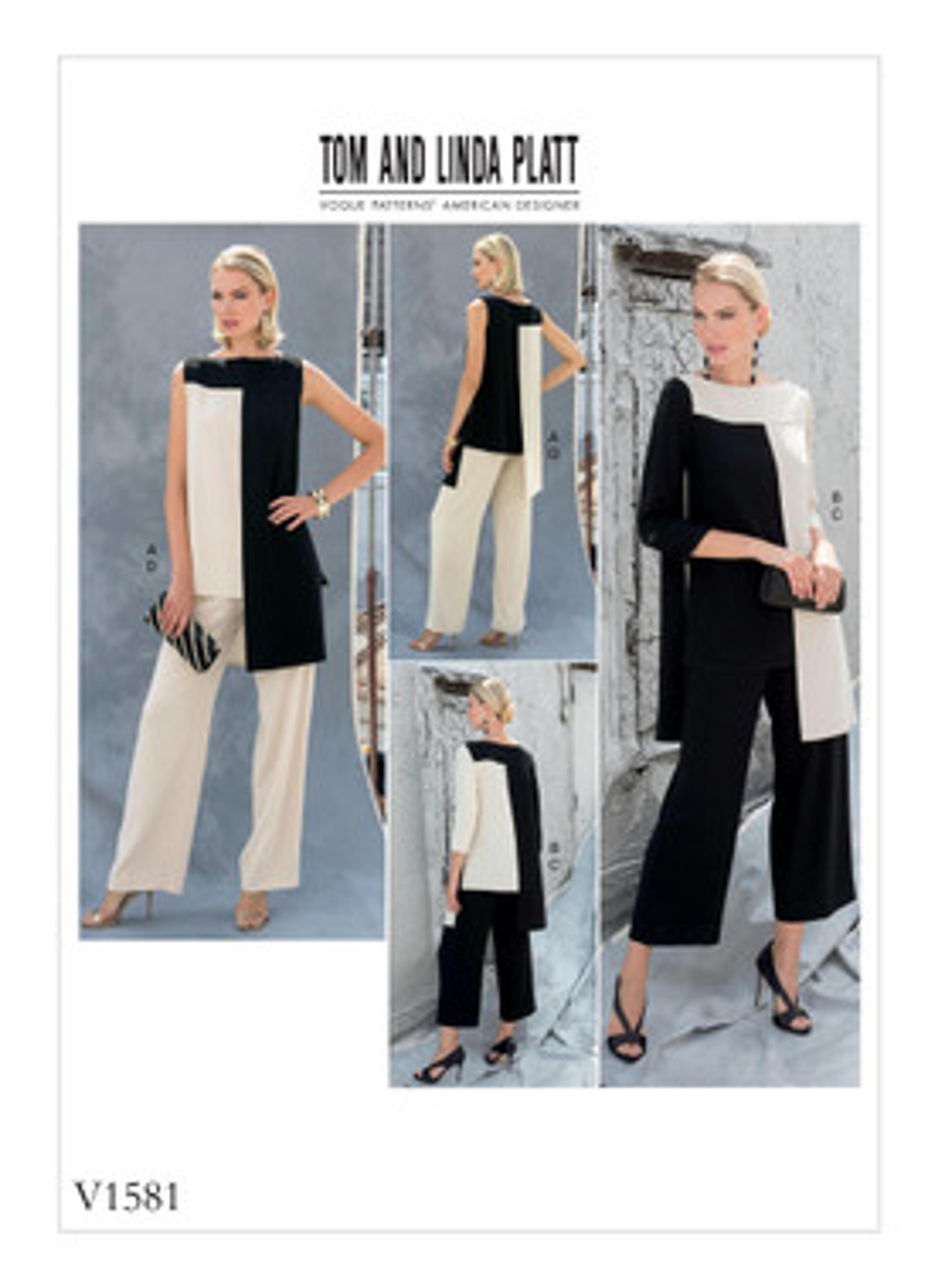 V1581 | Misses' Tunic and Pants | Vogue Patterns