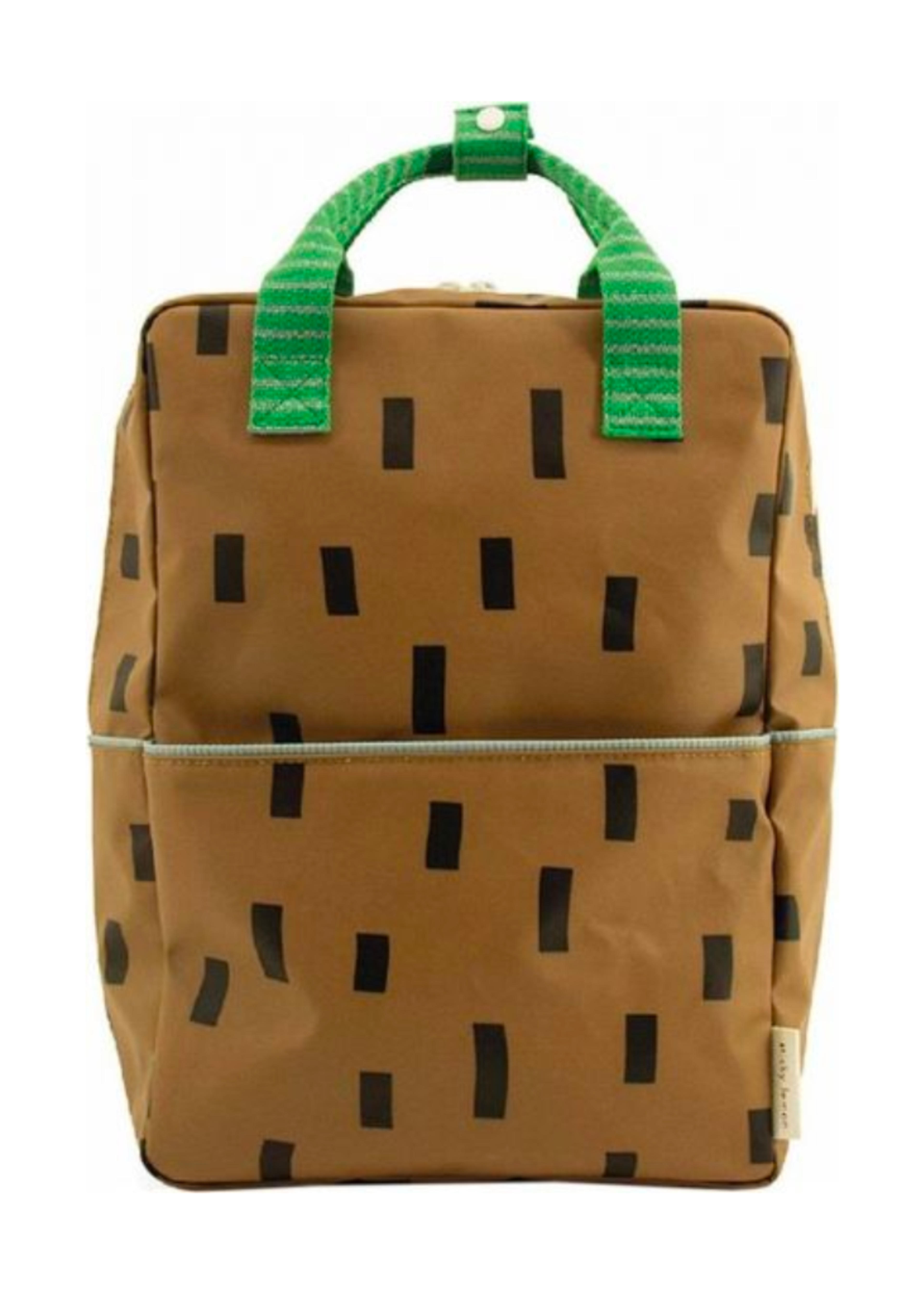 Sprinkles Large Backpack - Brassy Green + Apple Green + Steel Blue - Sugarcup Trading