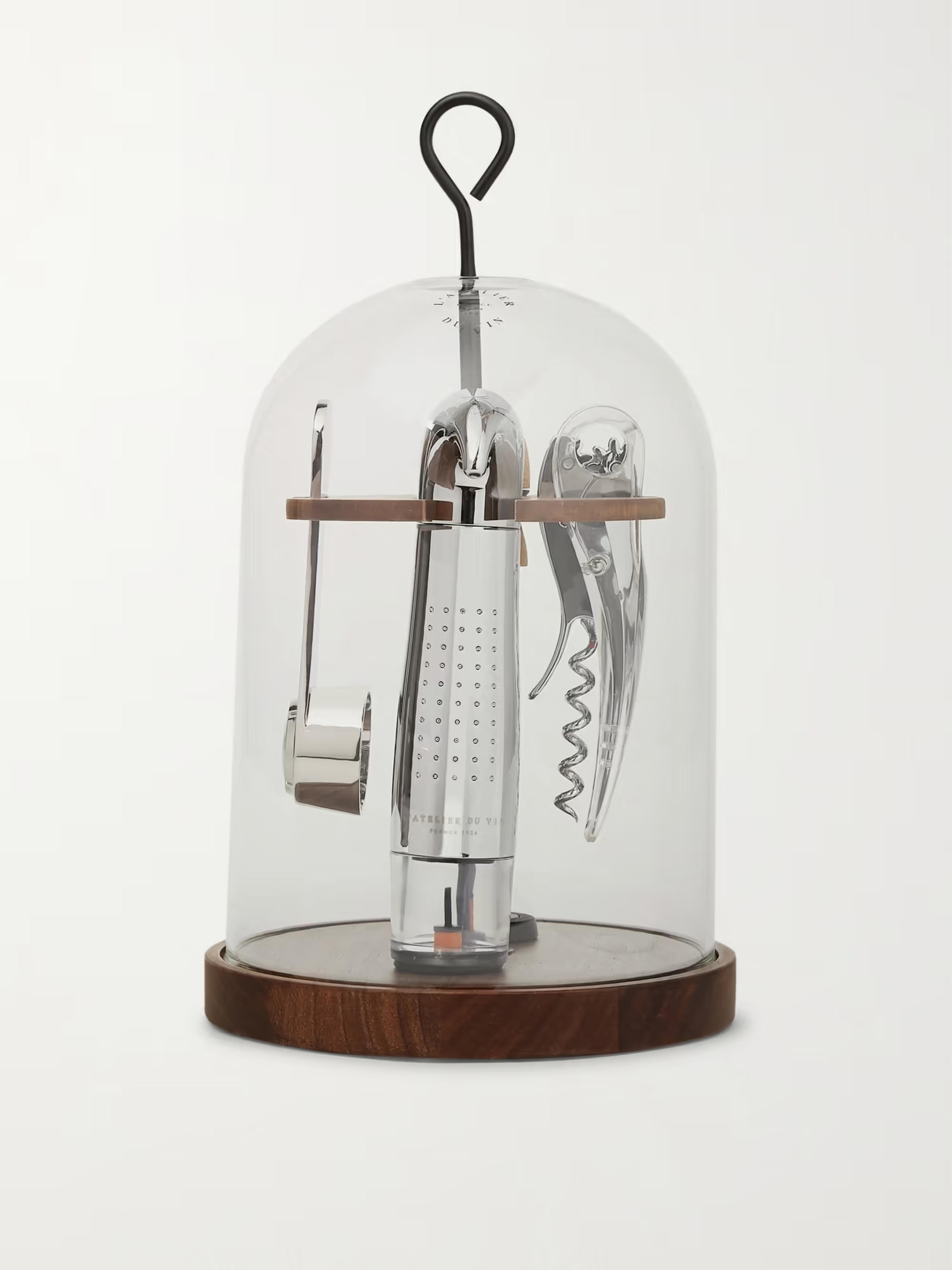 Silver Le Globe Glass and Walnut Wine Set | L'ATELIER DU VIN | MR PORTER