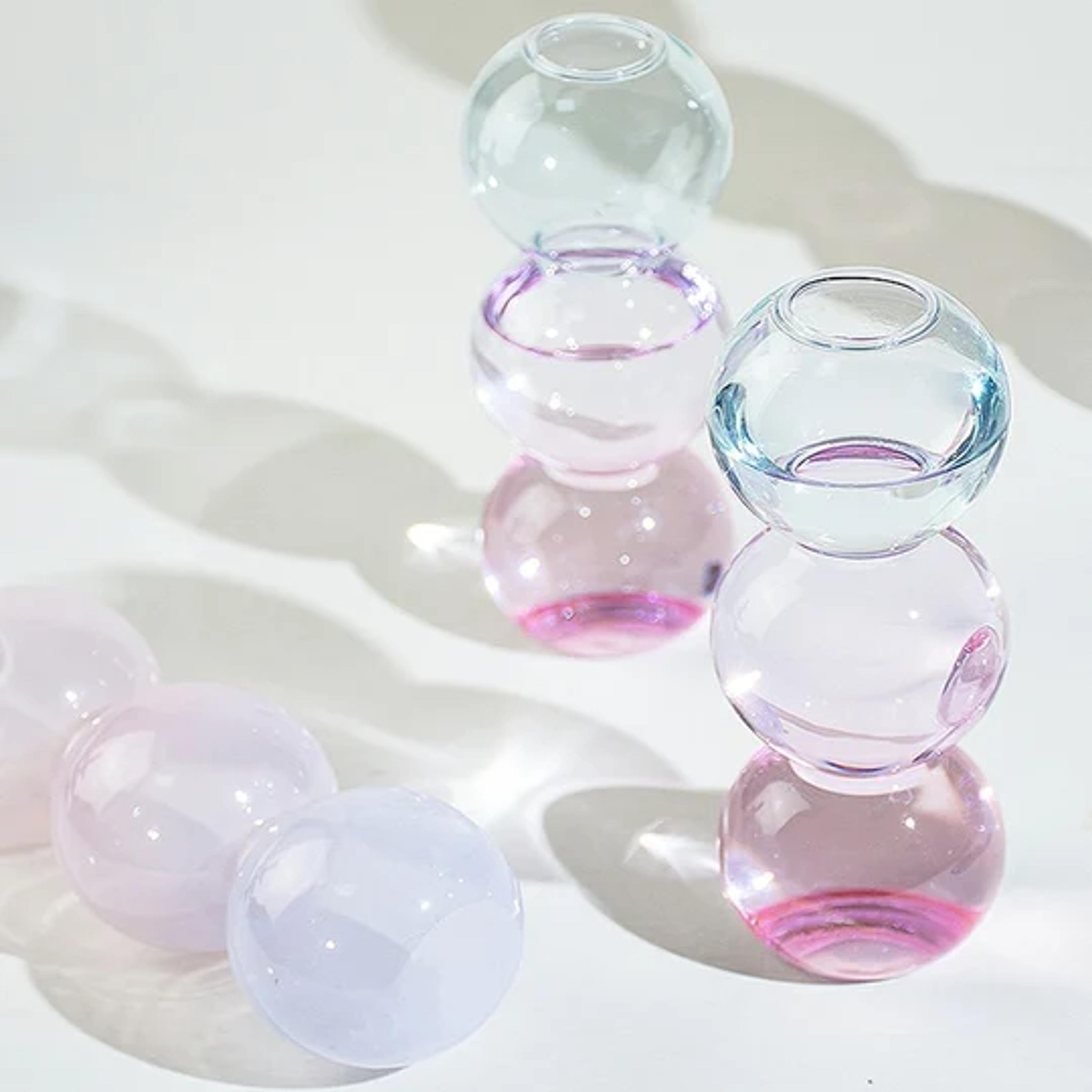 Pastel Glass Bubble Vase - Shop Online on roomtery