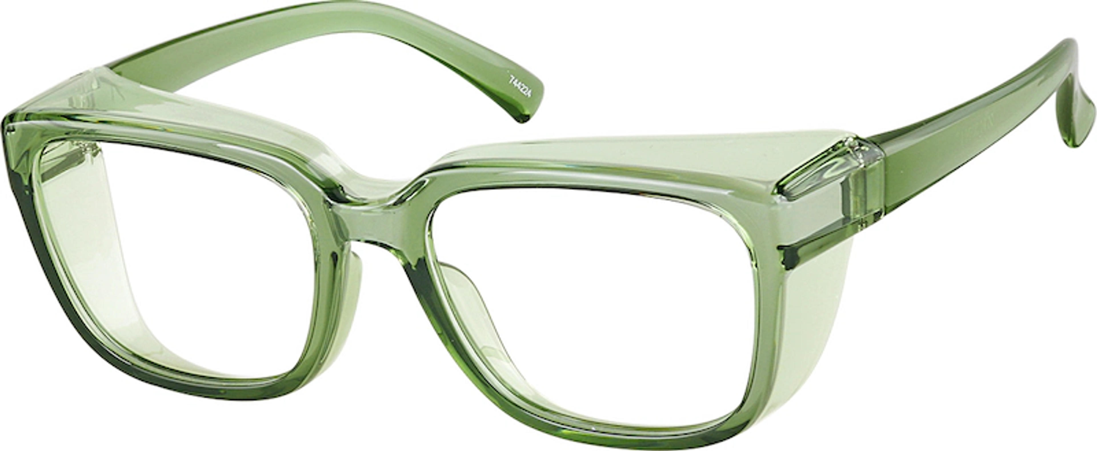 Green Square Prescription Protective Glasses #744224