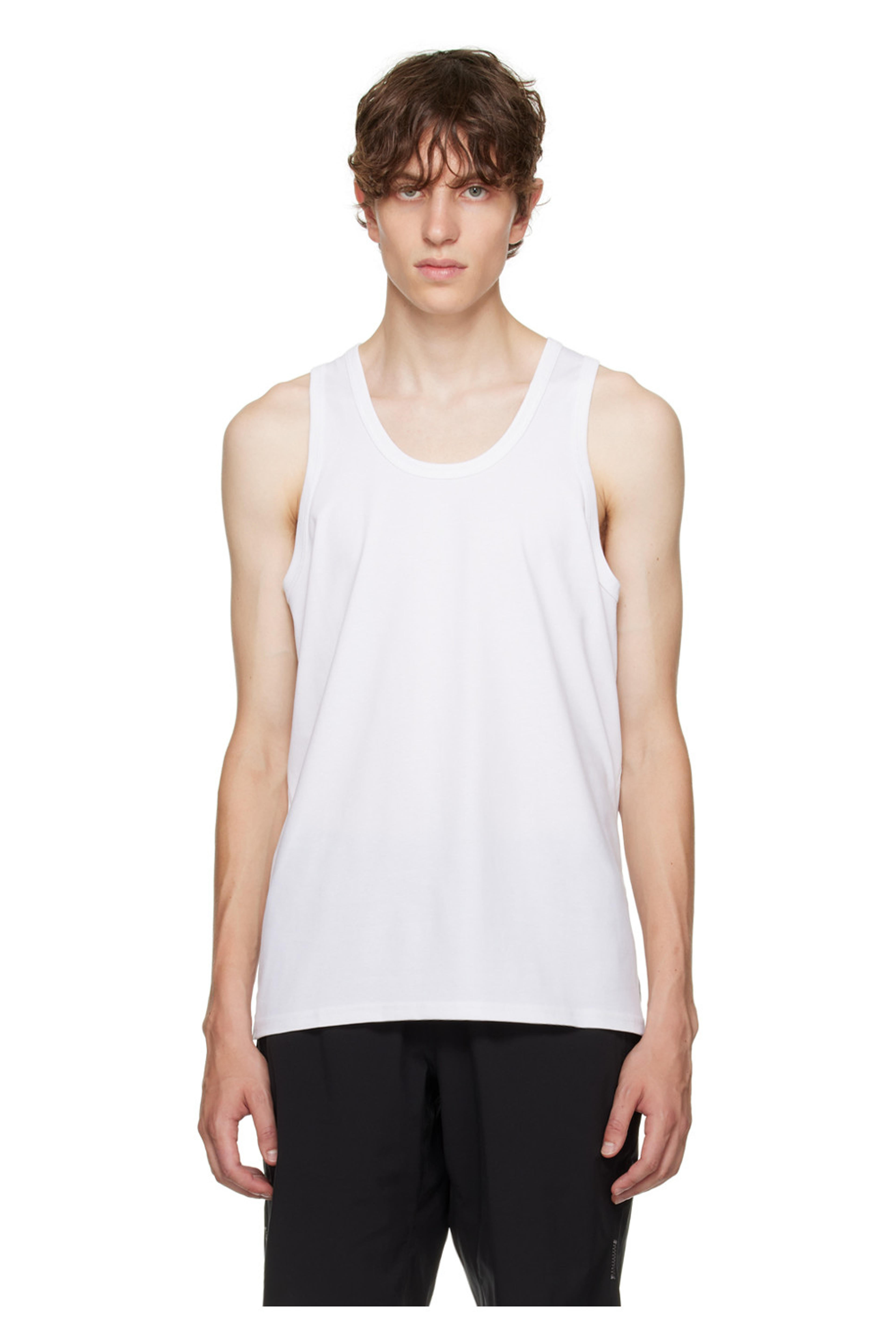 White Copper Tank Top