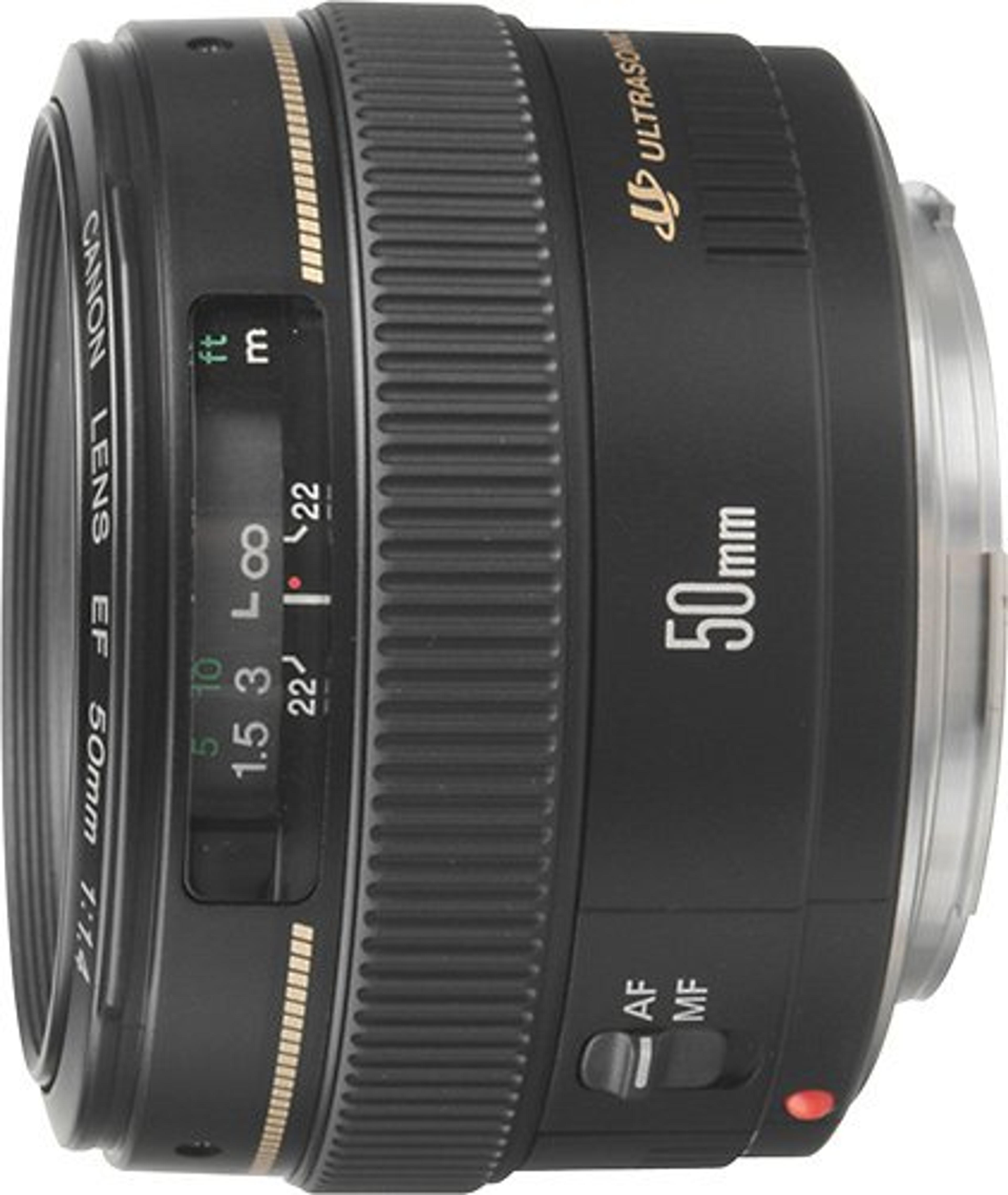 Canon EF50mm F1.4 USM Standard Lens for EOS DSLR Cameras Black 2515A003 - Best Buy